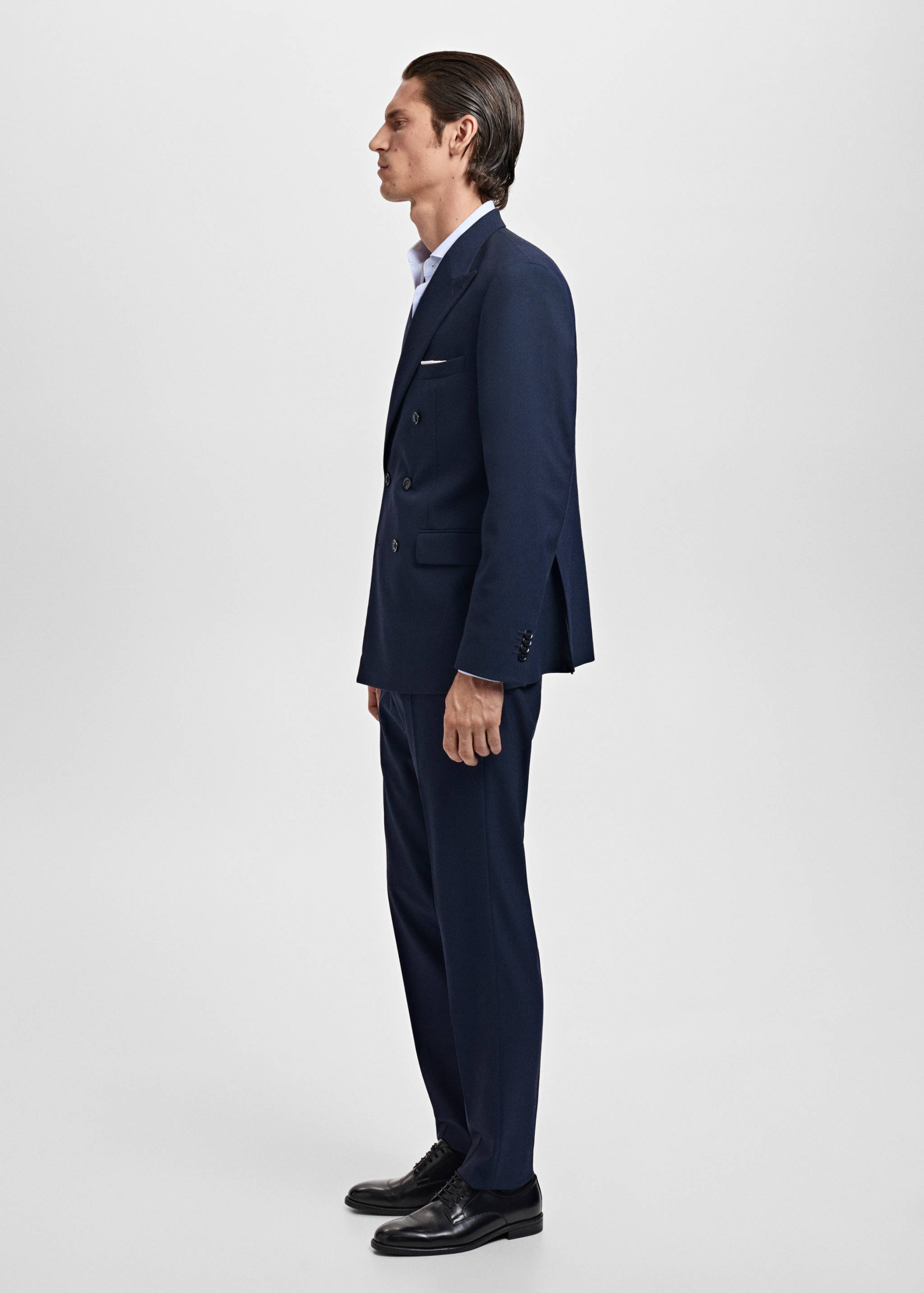 Monaco slim-fit suit pants - Details of the article 1