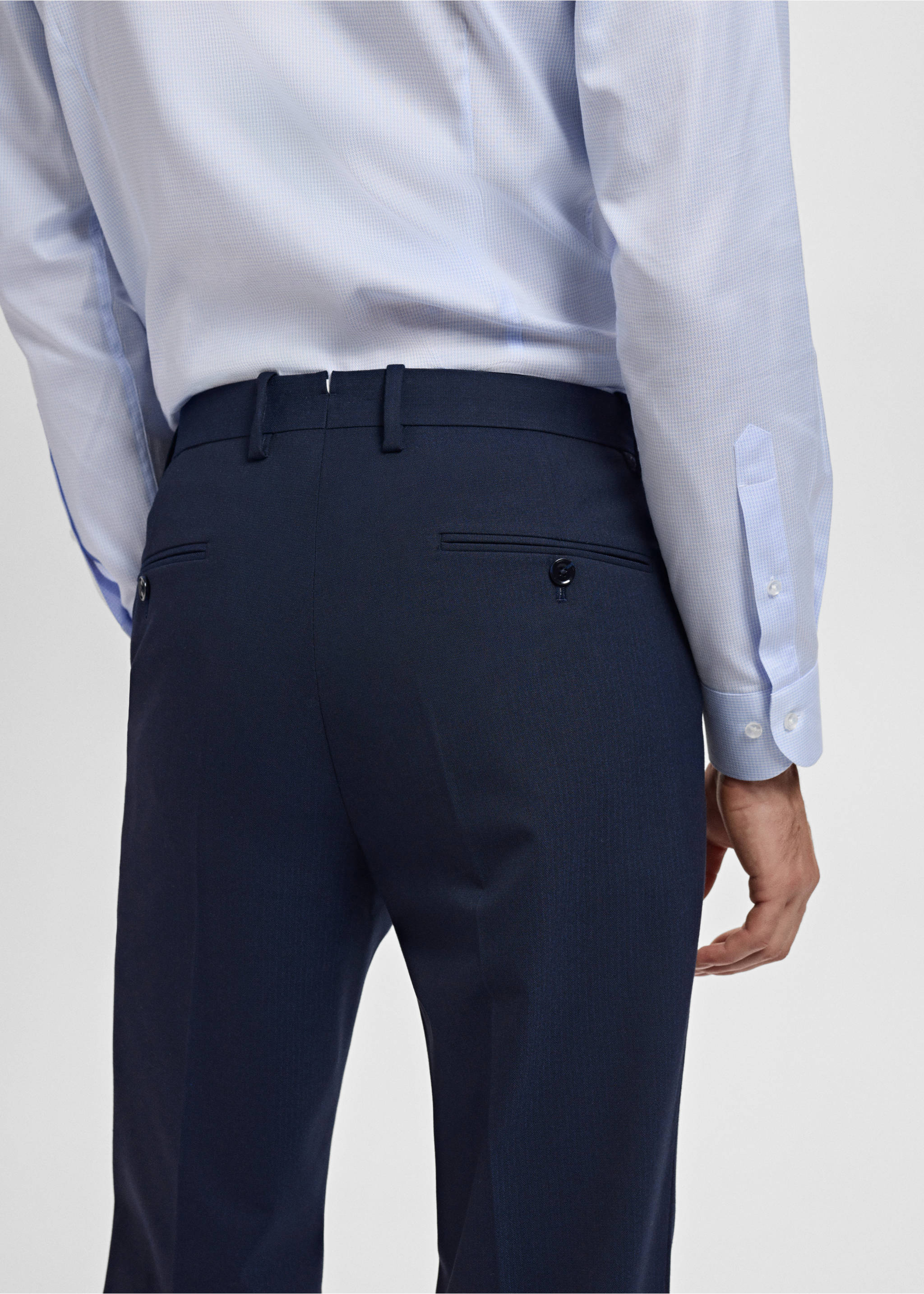 Pantalón traje Mónaco slim fit - Detalle del artículo 2, Azul marino. Ref: 17005156-00.