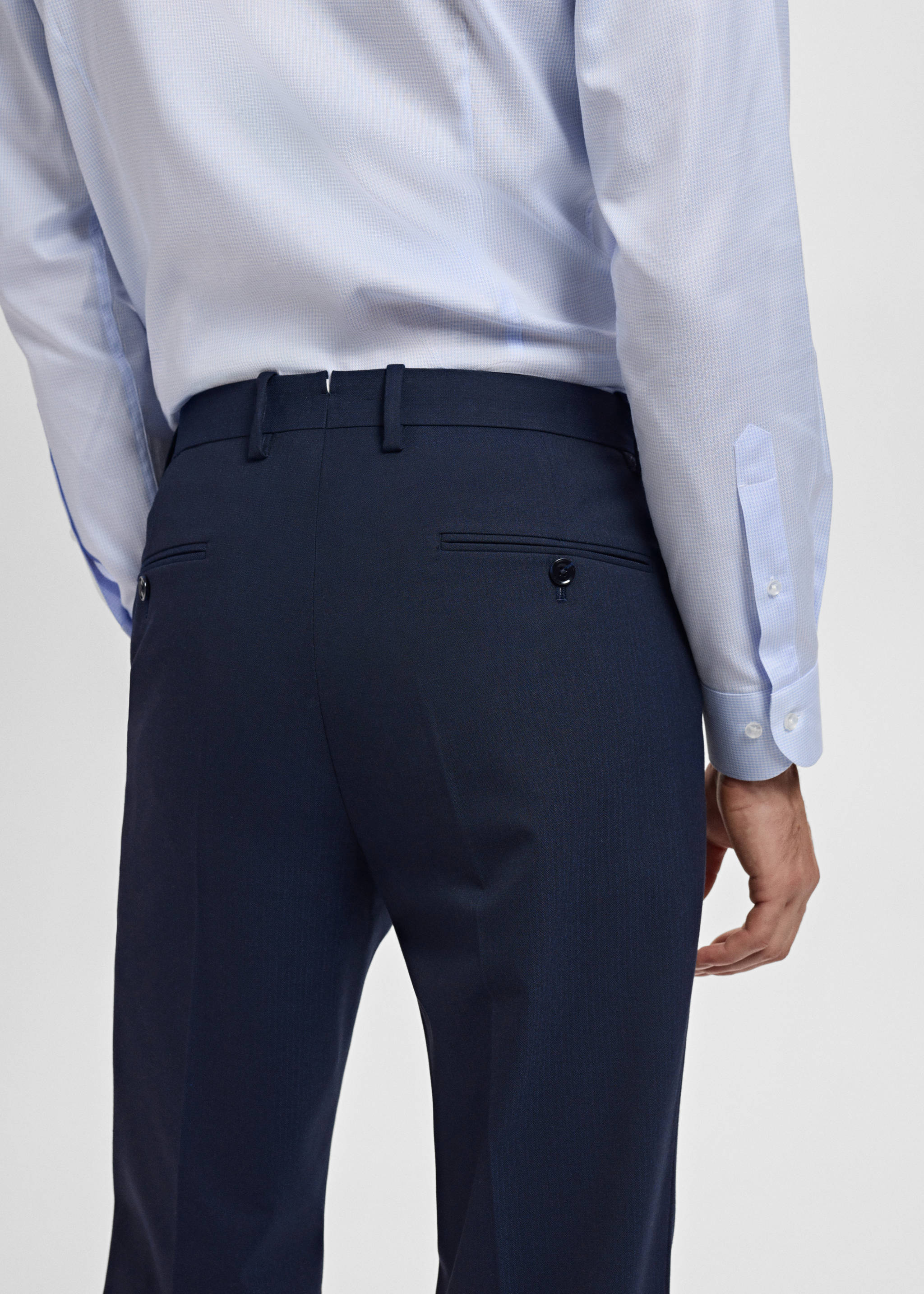 Monaco slim-fit suit pants - Details of the article 2