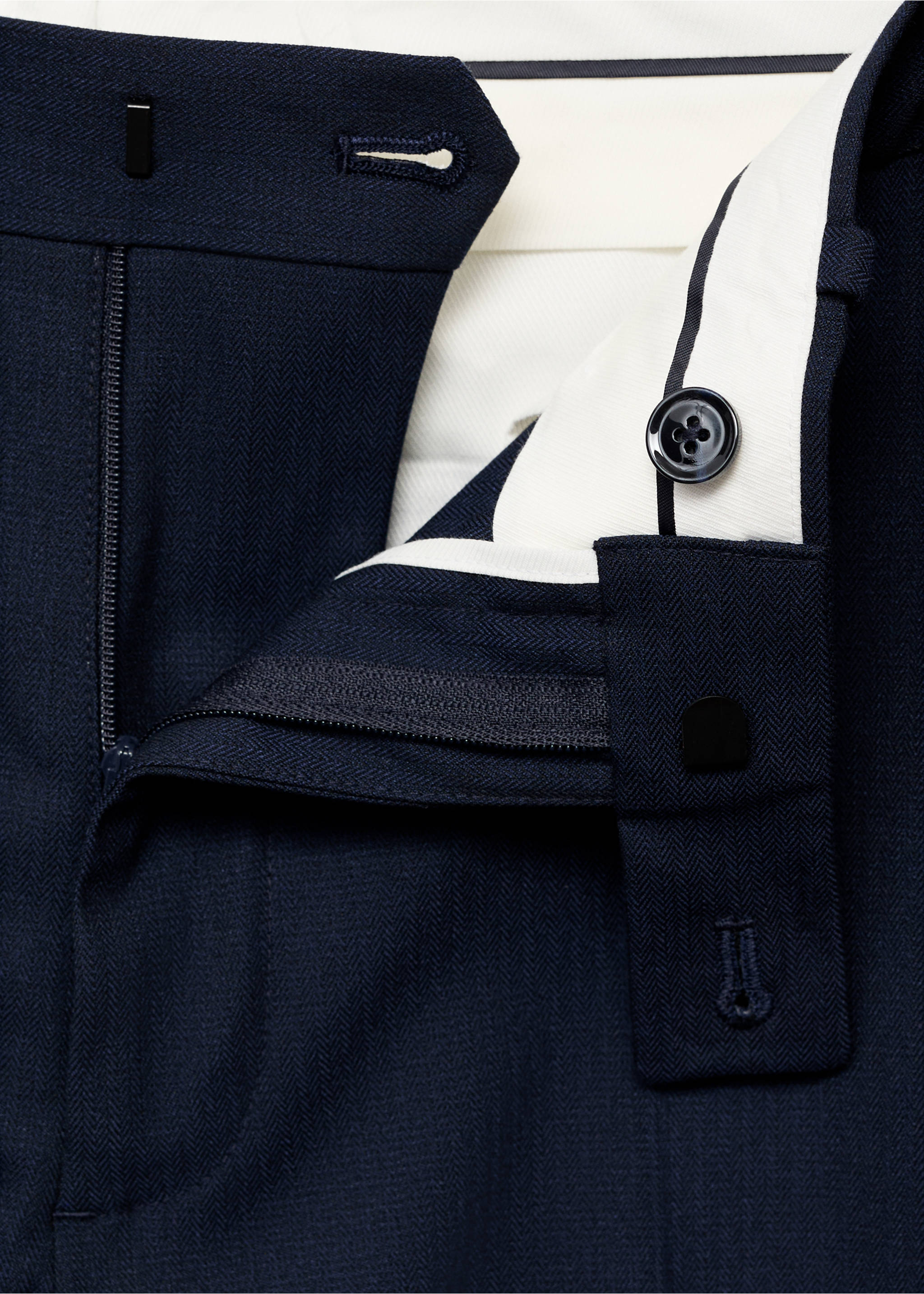 Pantalón traje Mónaco slim fit - Detalle del artículo 0, Azul marino. Ref: 17005156-00.