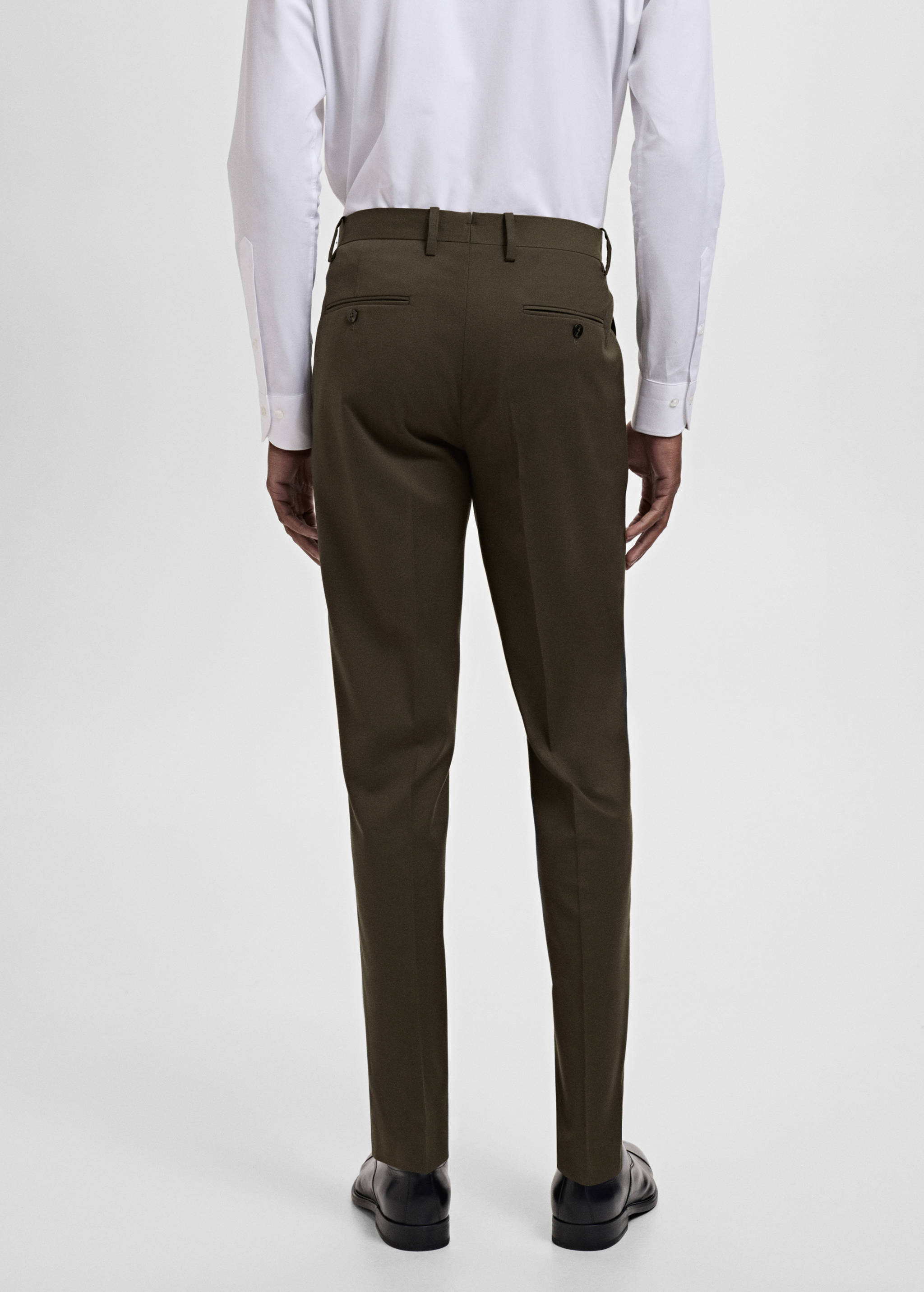 Milan slim-fit suit trousers - Reverse of the article