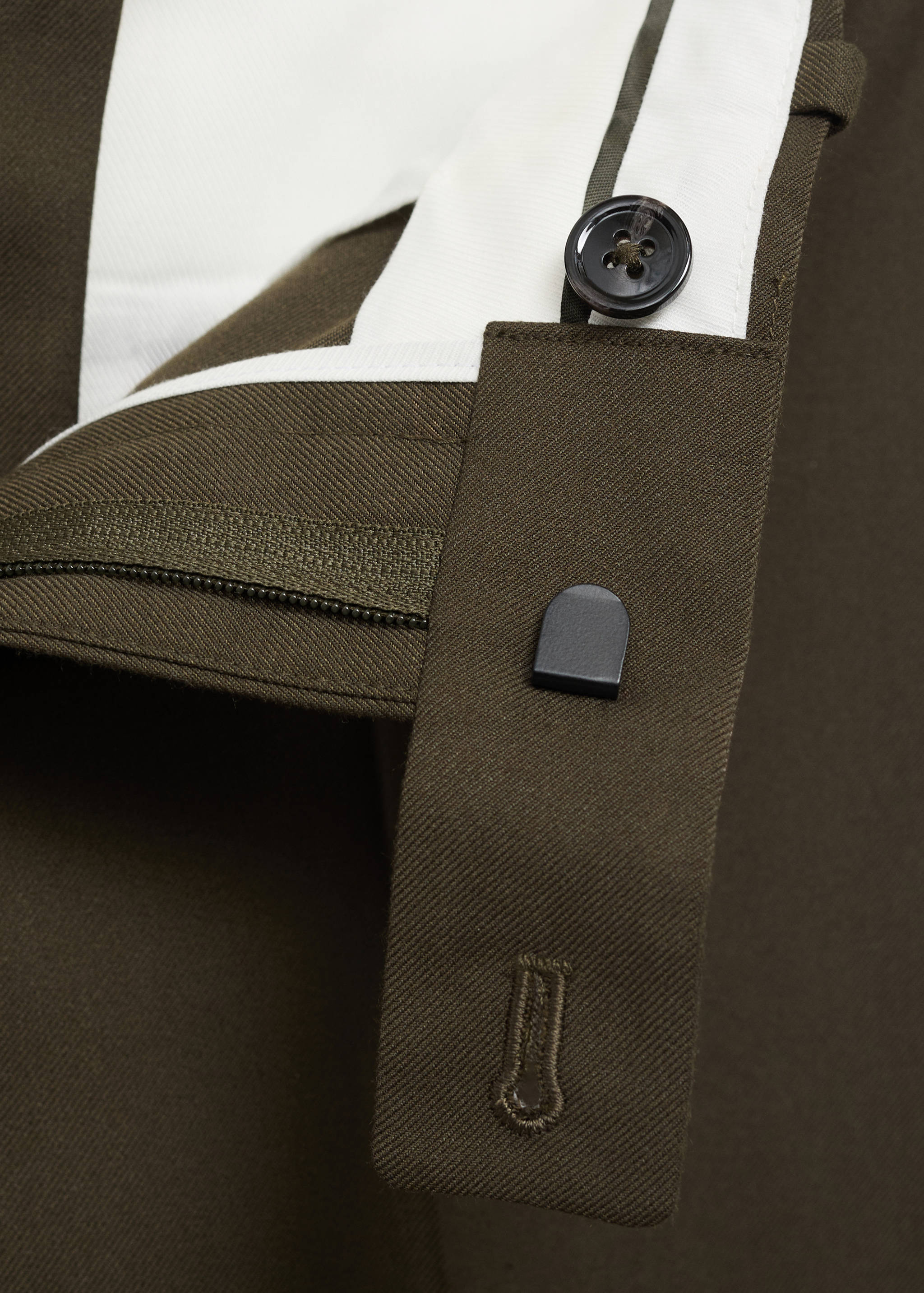 Milan slim-fit suit trousers - Details of the article 0