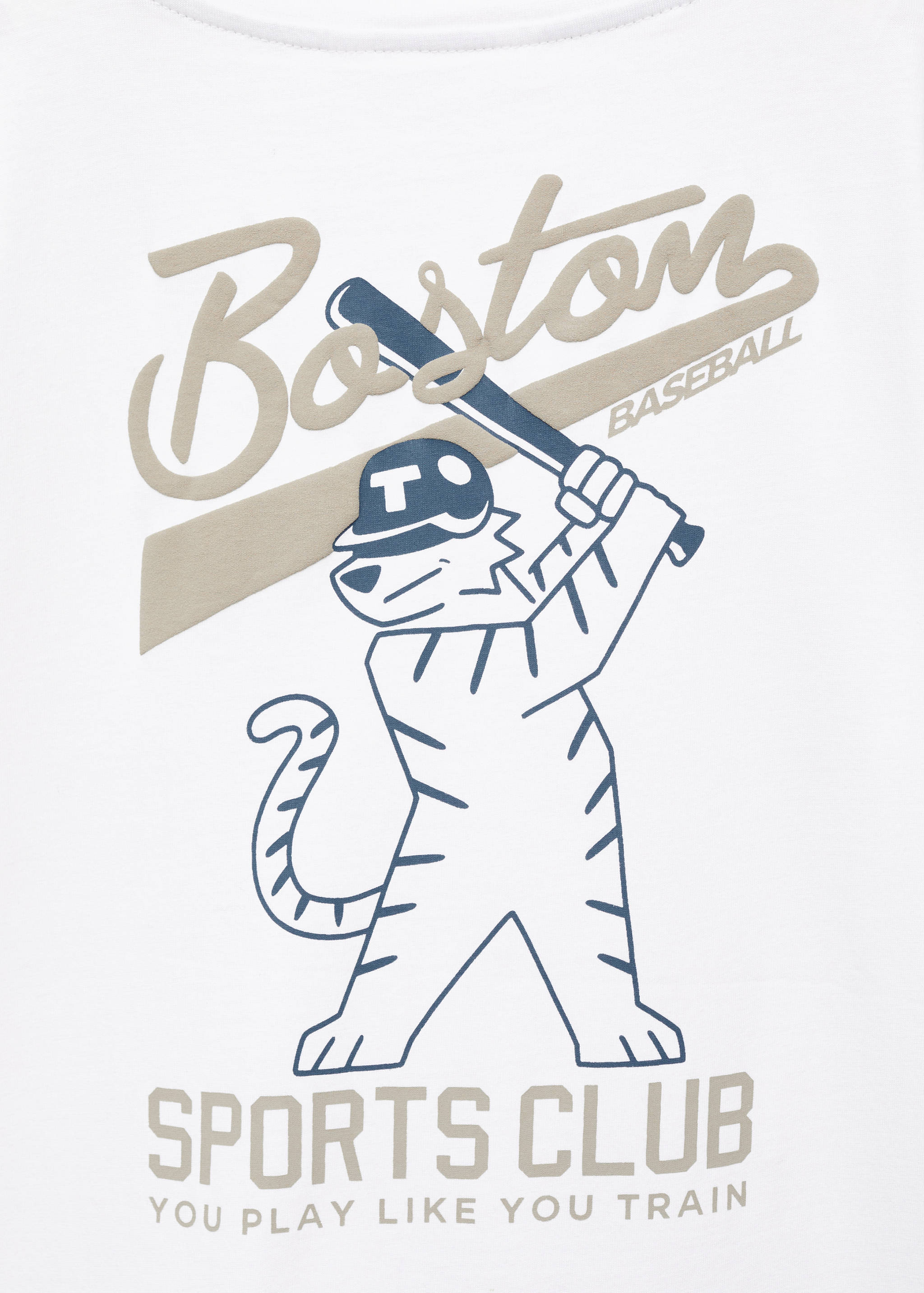 Printed cotton-blend T-shirt - Details of the article 0