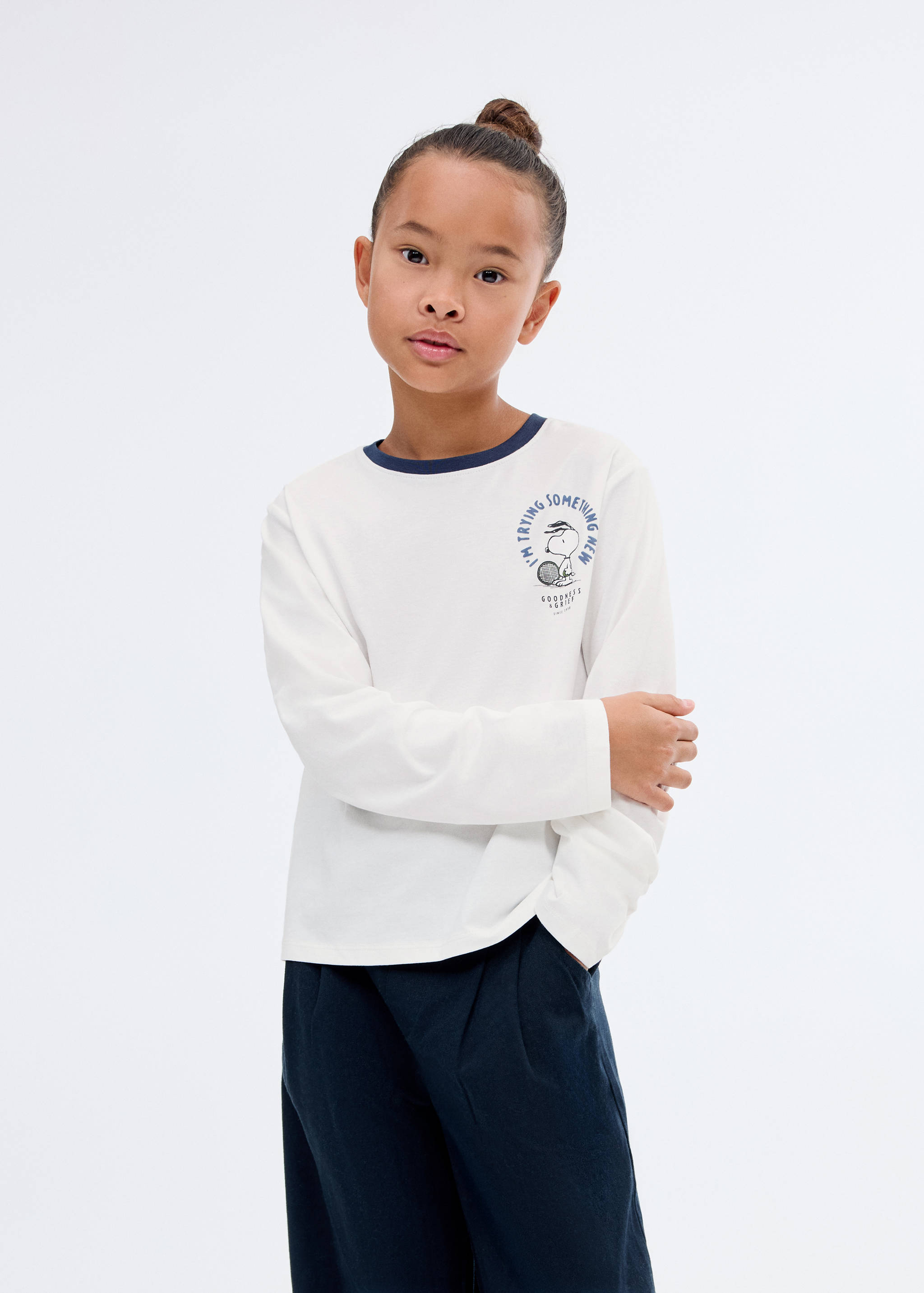 Snoopy printed t-shirt - Medium plane