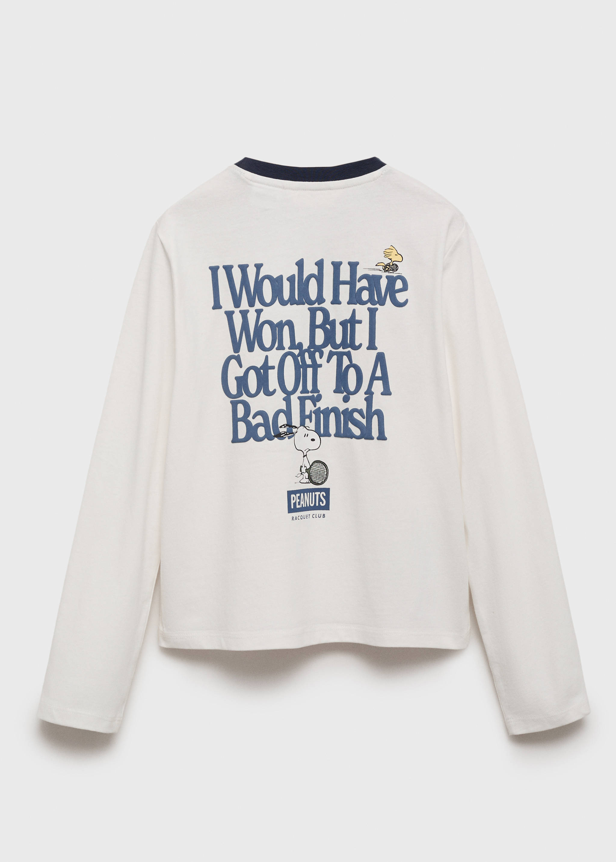 Snoopy printed t-shirt - Reverse of the article