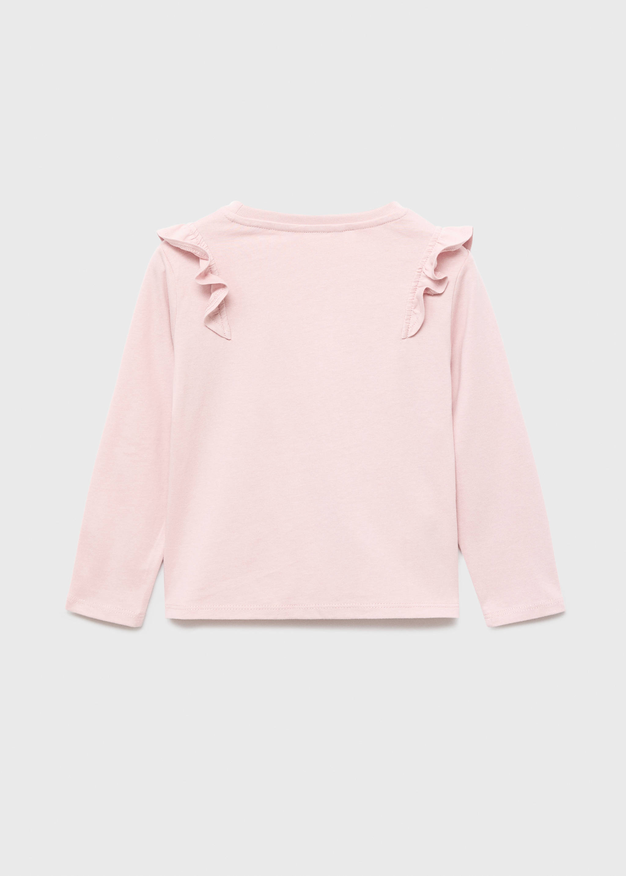 Frills cotton t-shirt - Reverse of the article