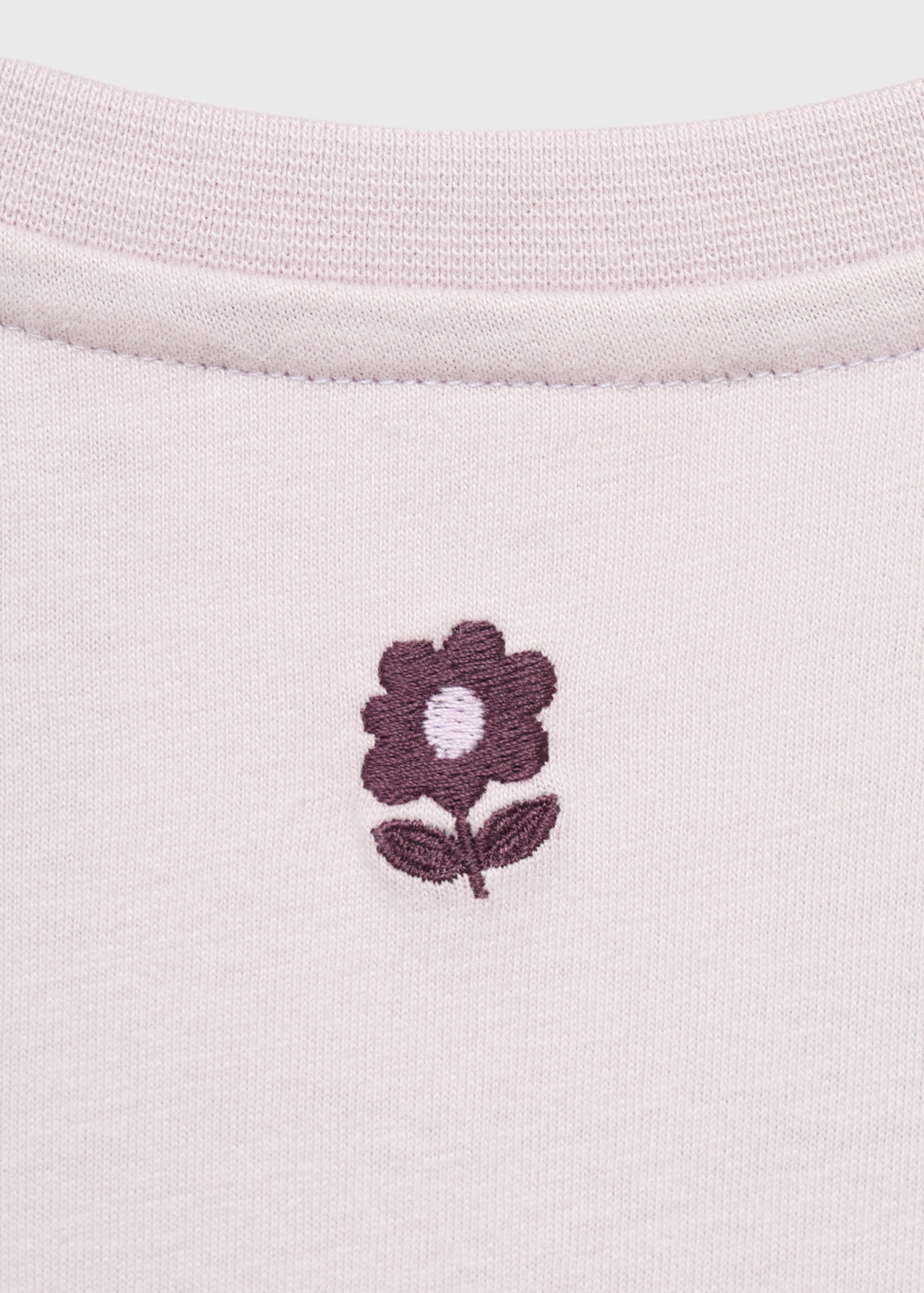 T-shirt with embroidered detail - Details of the article 0