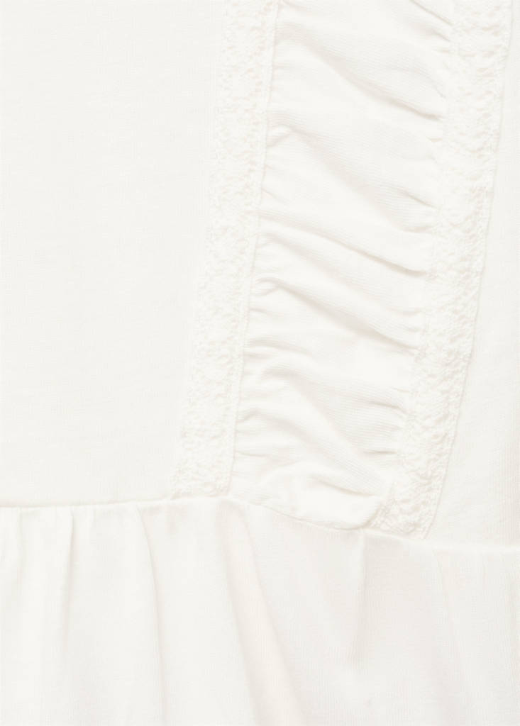 T-shirt with gathered details — Off White