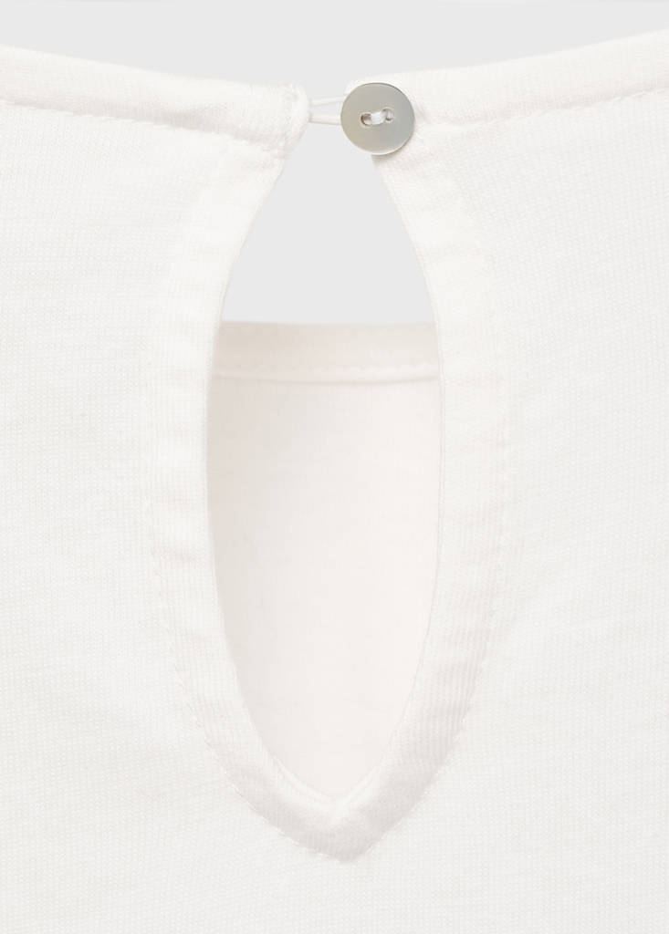 T-shirt with gathered details — Off White