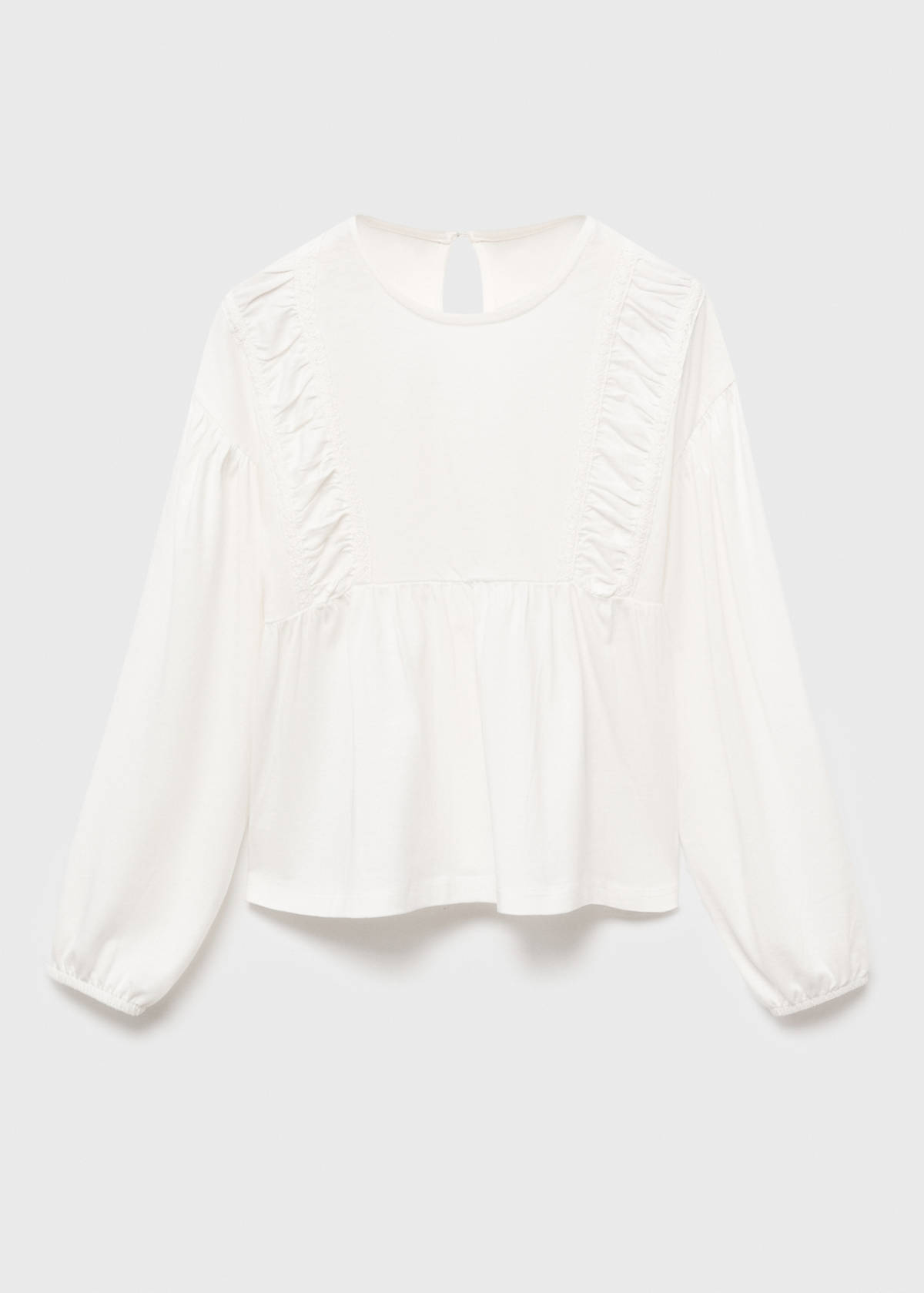 T-shirt with gathered details — Off White