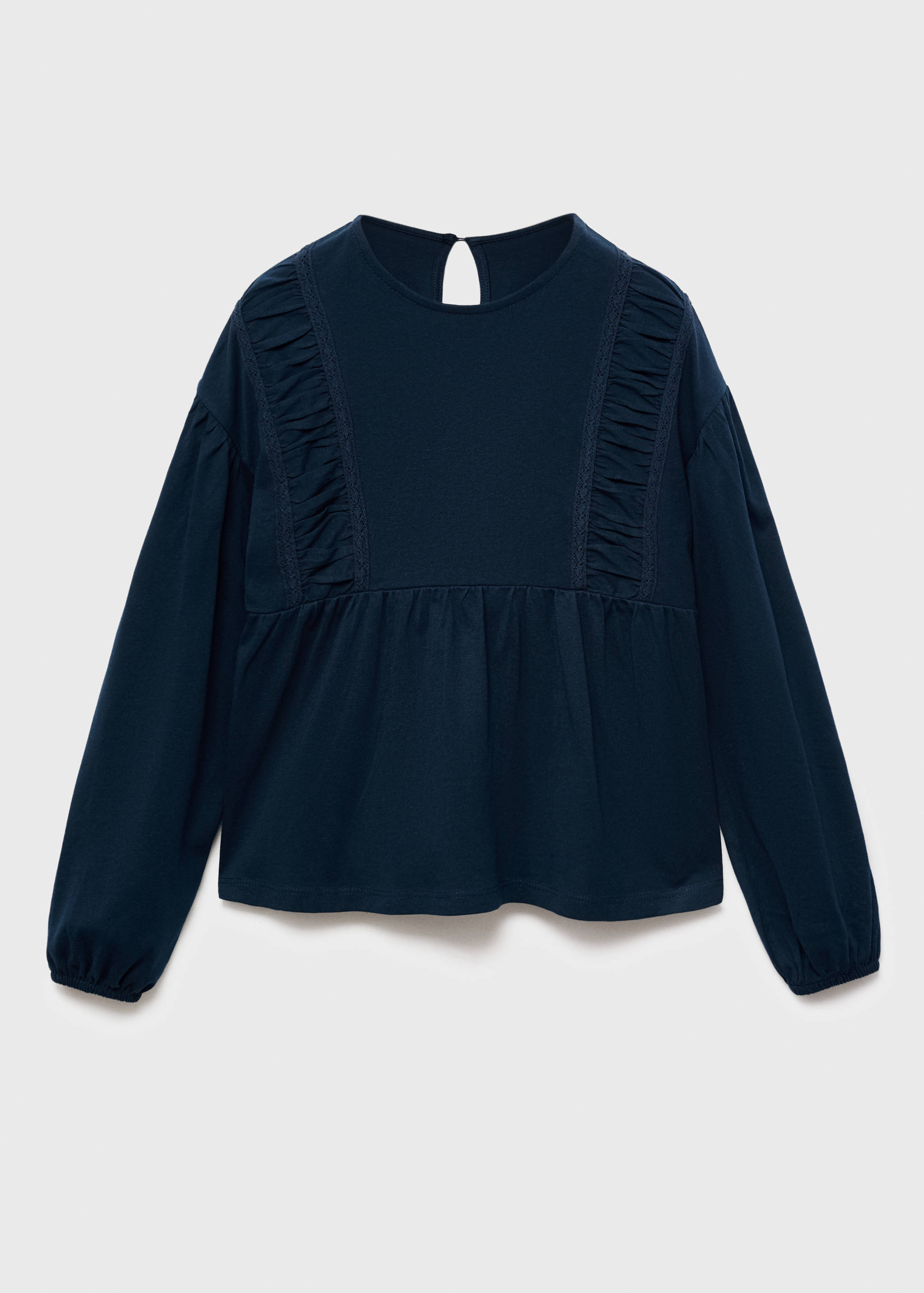 T-shirt with gathered details - Article without model