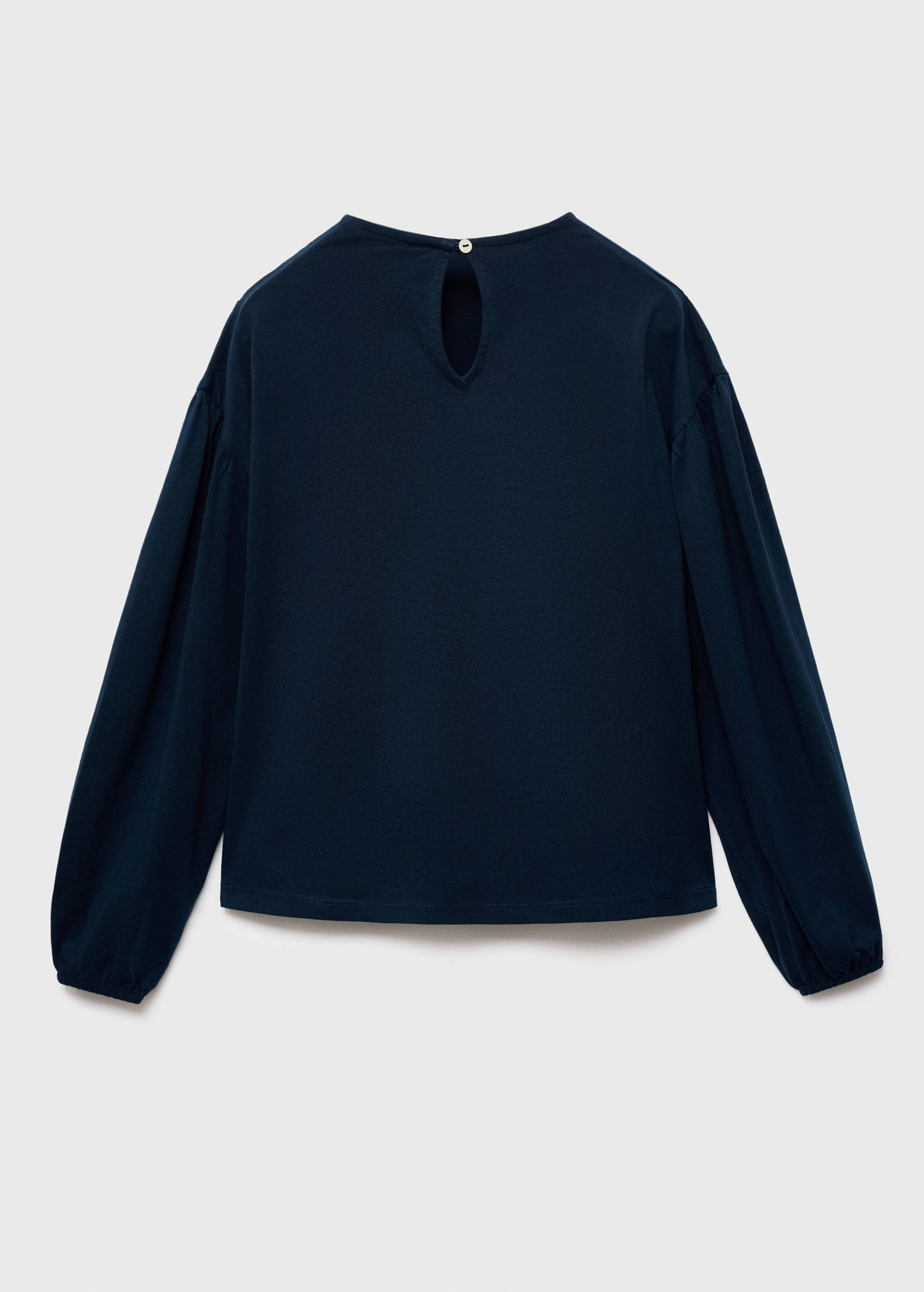 T-shirt with gathered details - Reverse of the article