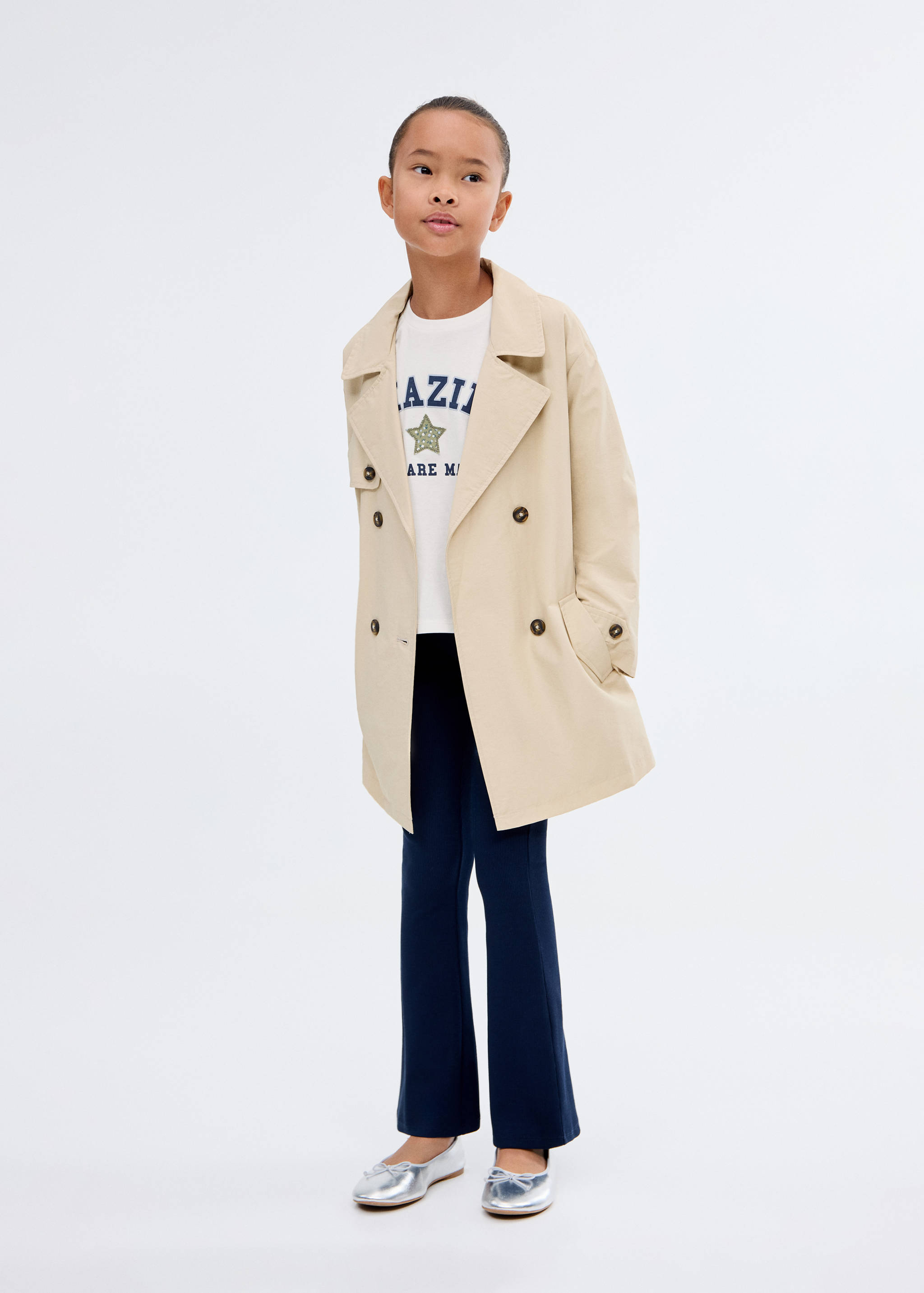 T-shirt brodé imprimé - Plan général