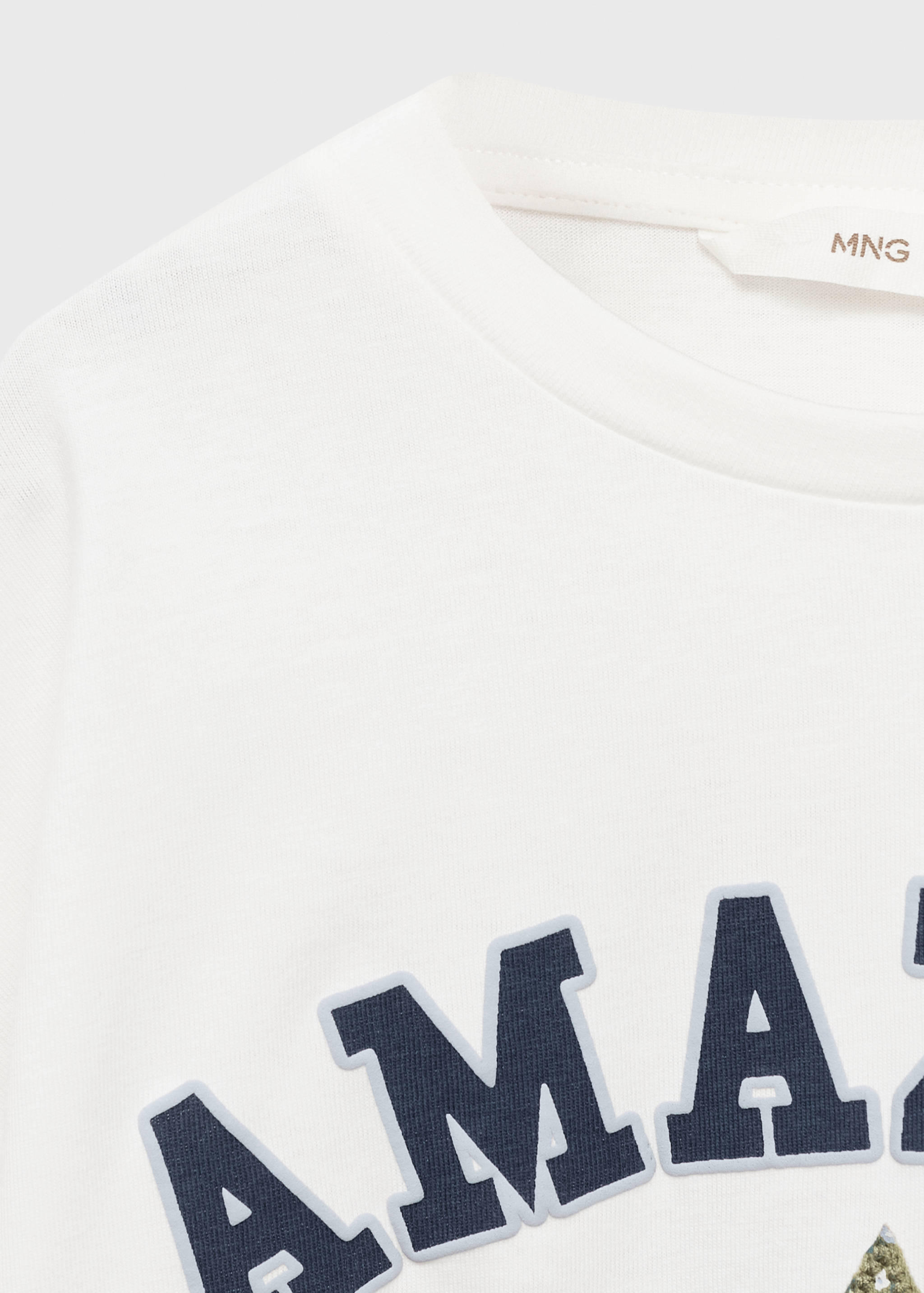 T-shirt brodé imprimé - Détail de l'article 0