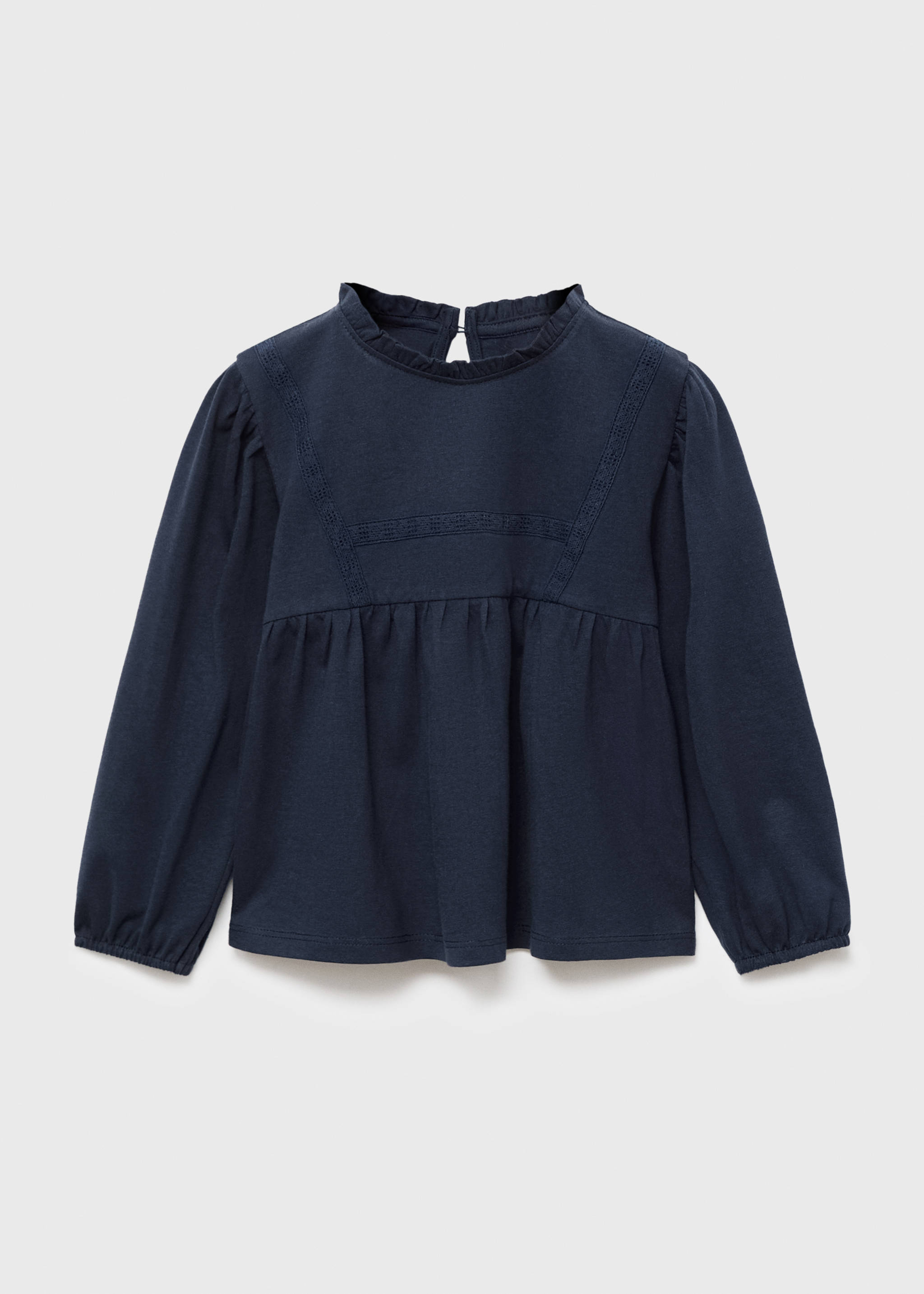 Embroidered cotton T-shirt - Article without model