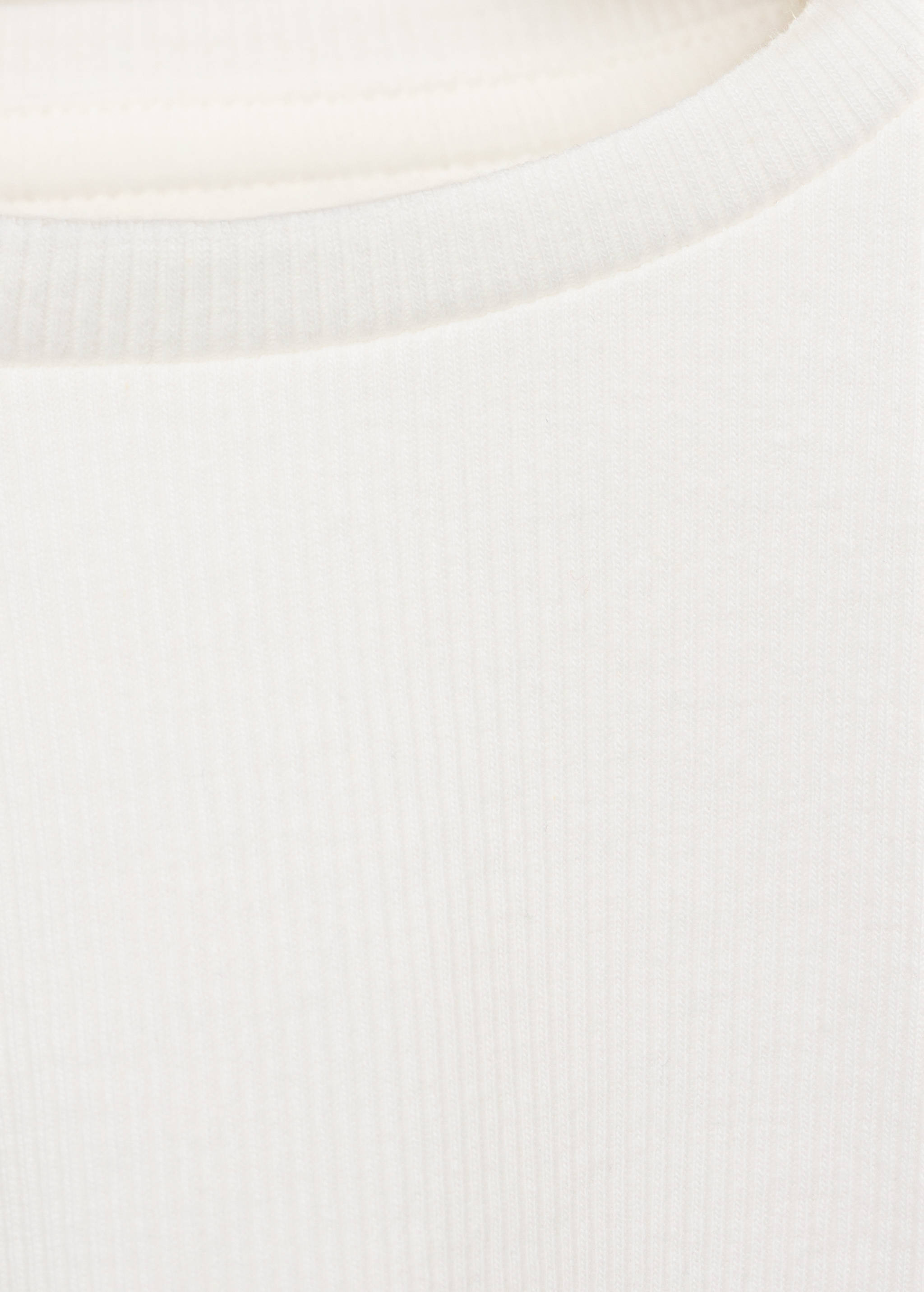 Ruffled ribbed T-shirt - Details of the article 8