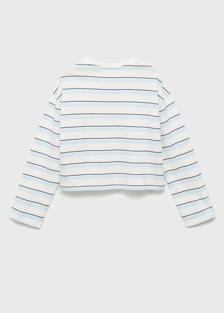 Snoopy embroidered t-shirt — Sky Blue