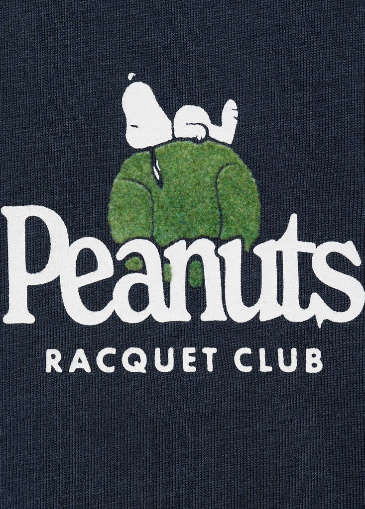 Snoopy printed t-shirt — Navy