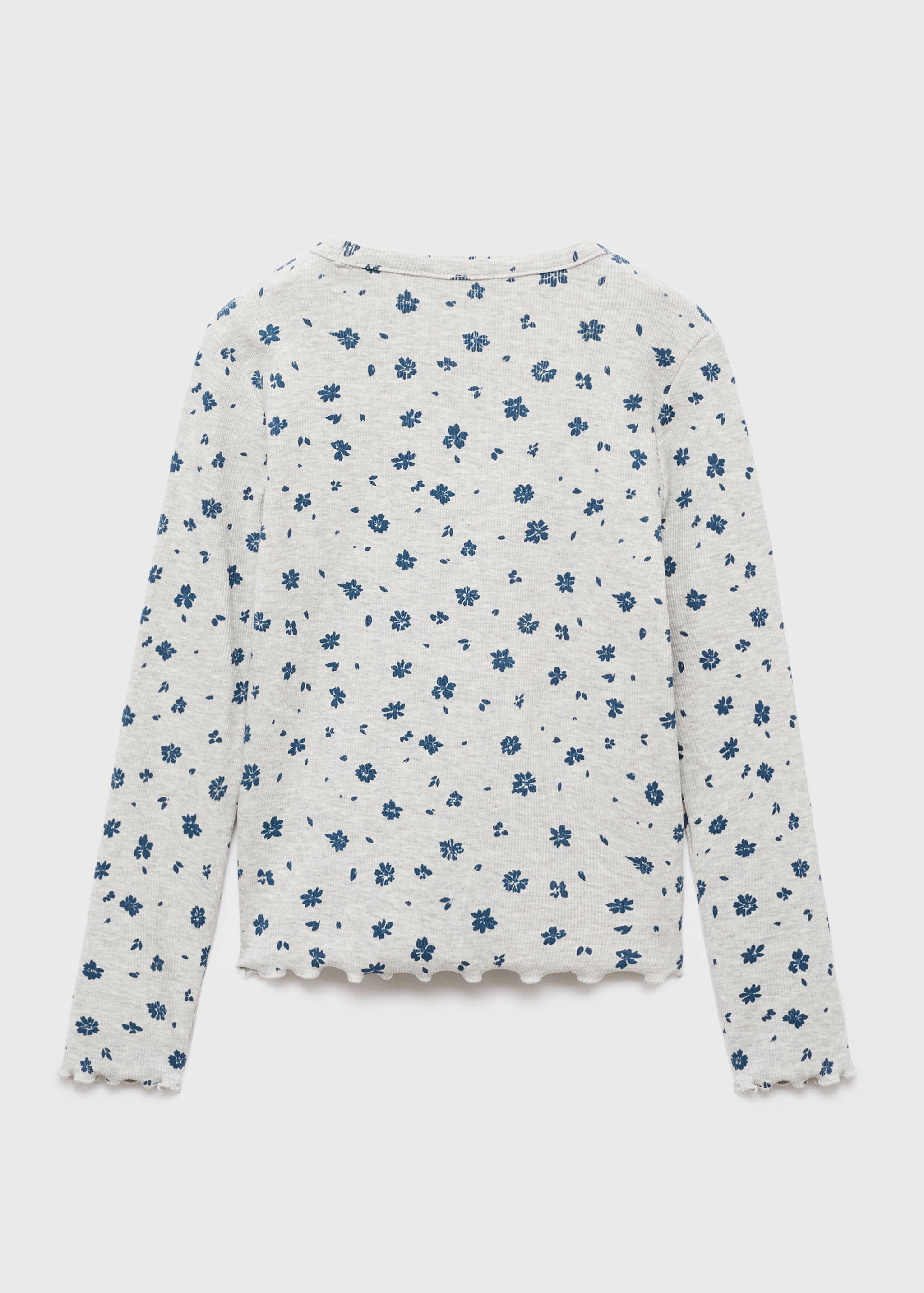 Floral-print t-shirt - Reverse of the article