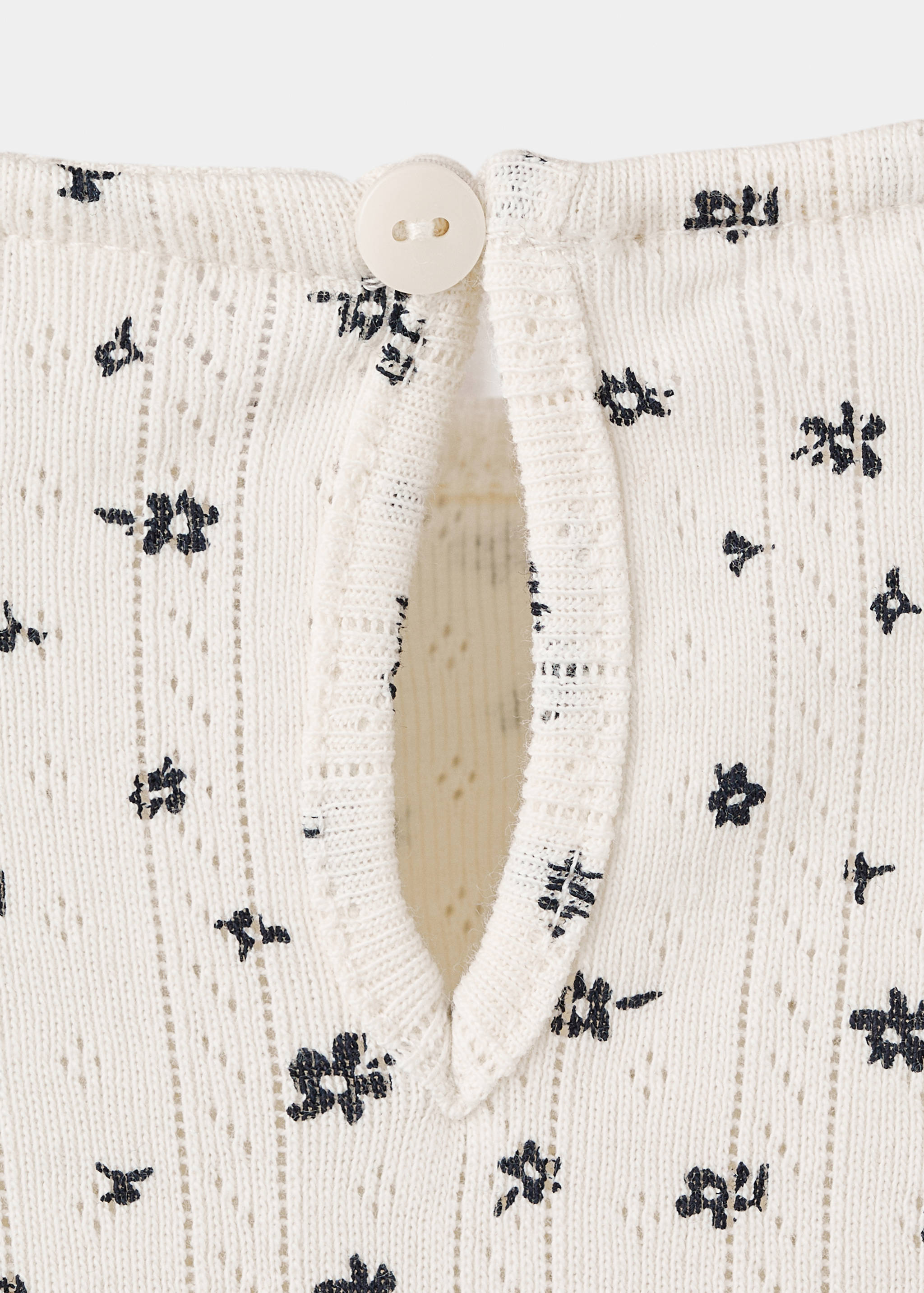 Ribbed floral tee - Details of the article 8