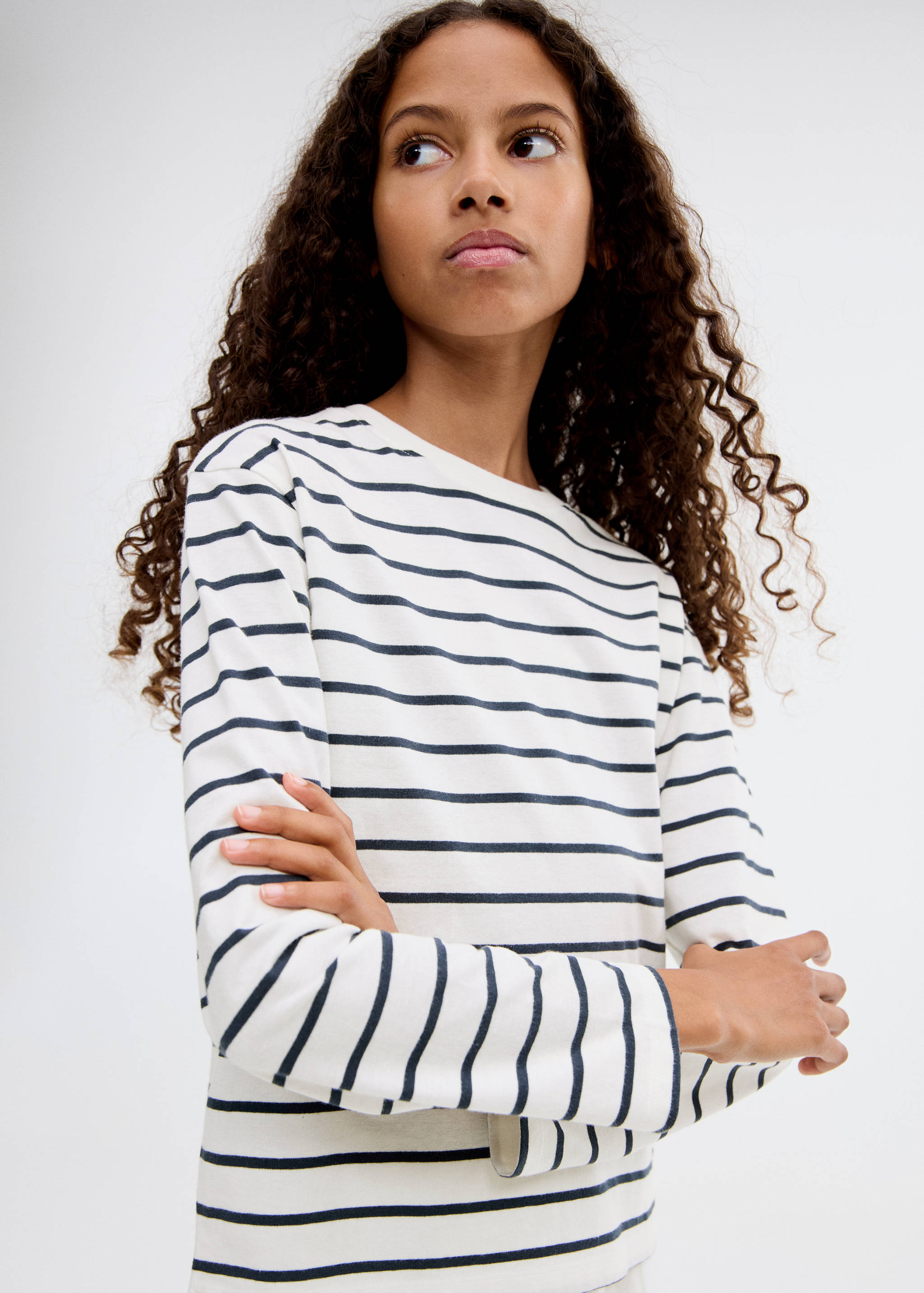 Basic striped t-shirt - Medium plane