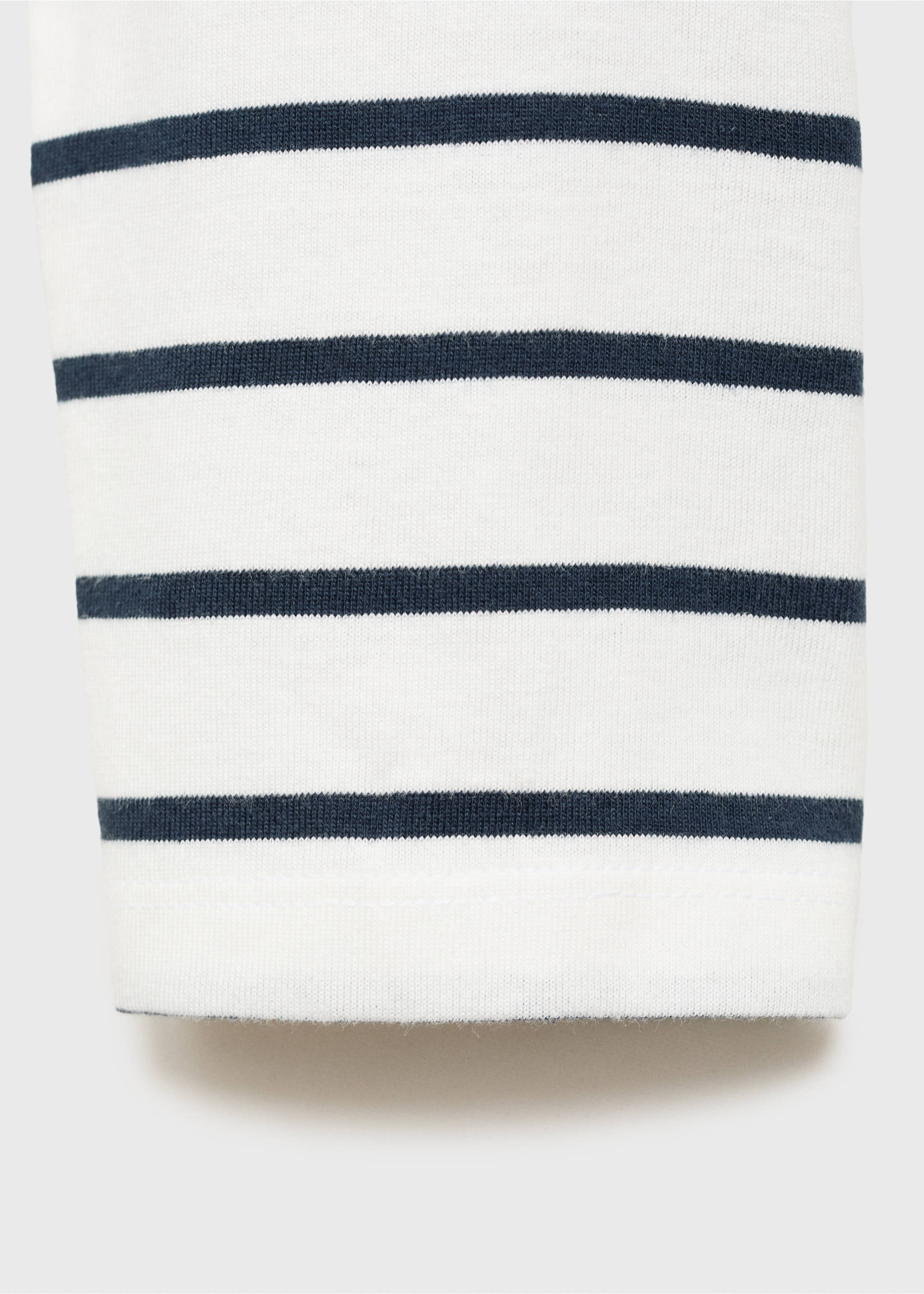 T-shirt essentiel rayé - Détail de l'article 0, Bleu marine. Ref: 17005177-00.