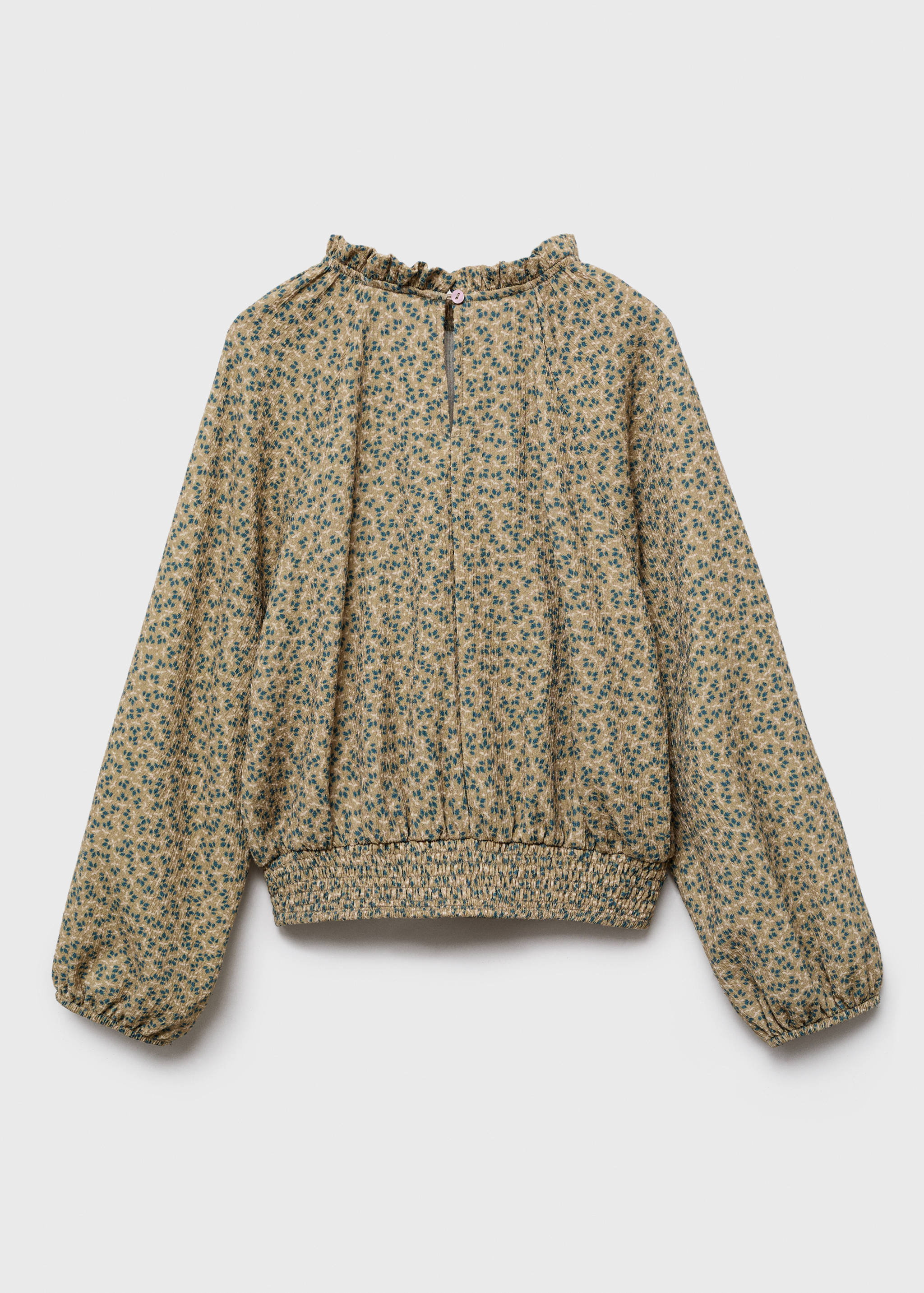 Floral print blouse - Reverse of the article