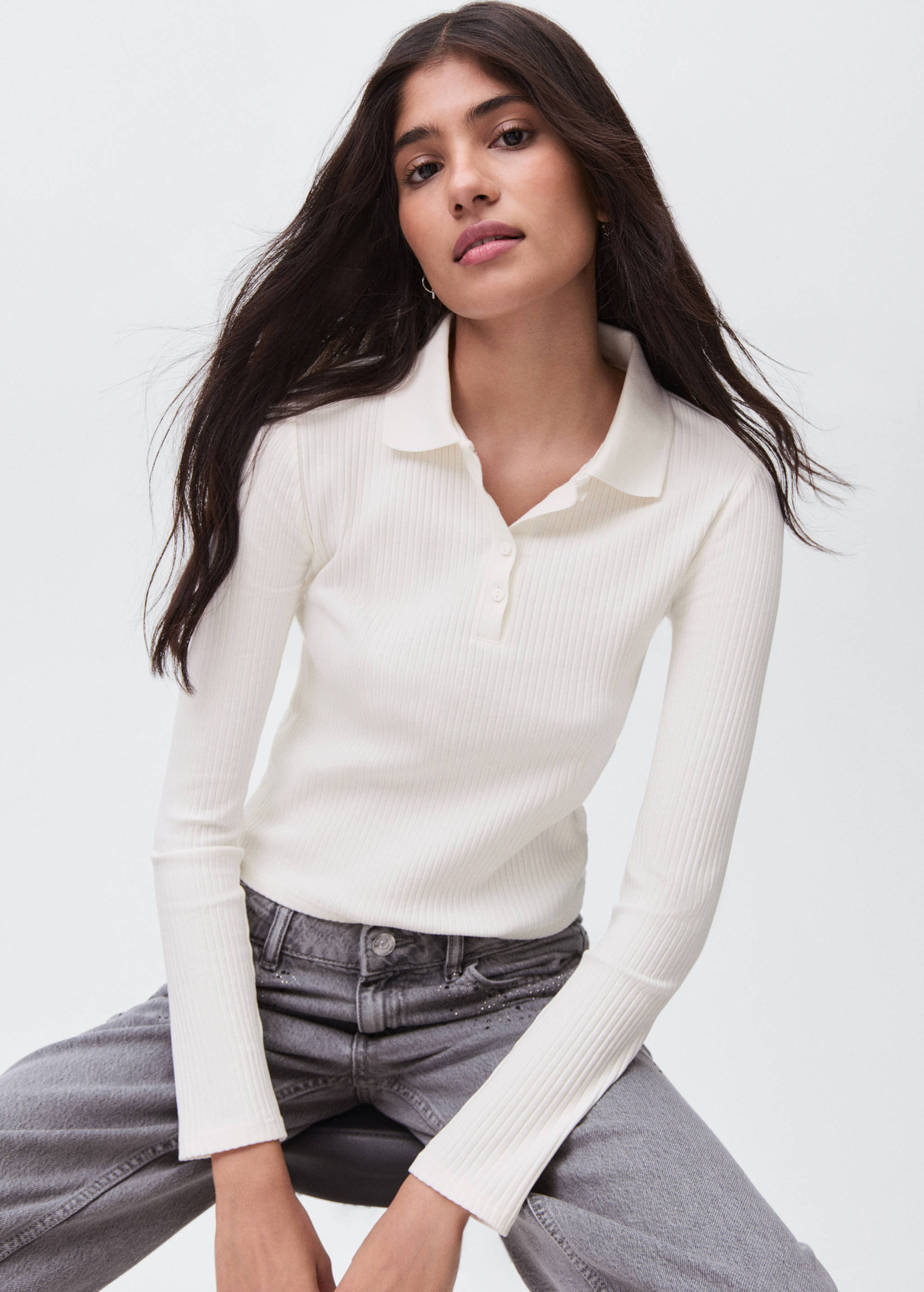 Поло в рубчик - Деталь изделия 2