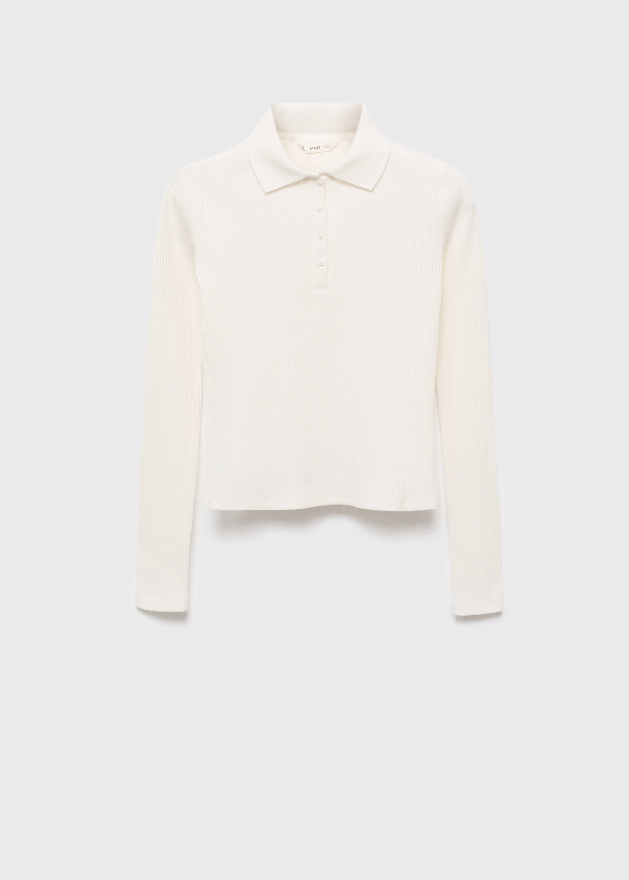 Поло в рубчик - Изделие без модели