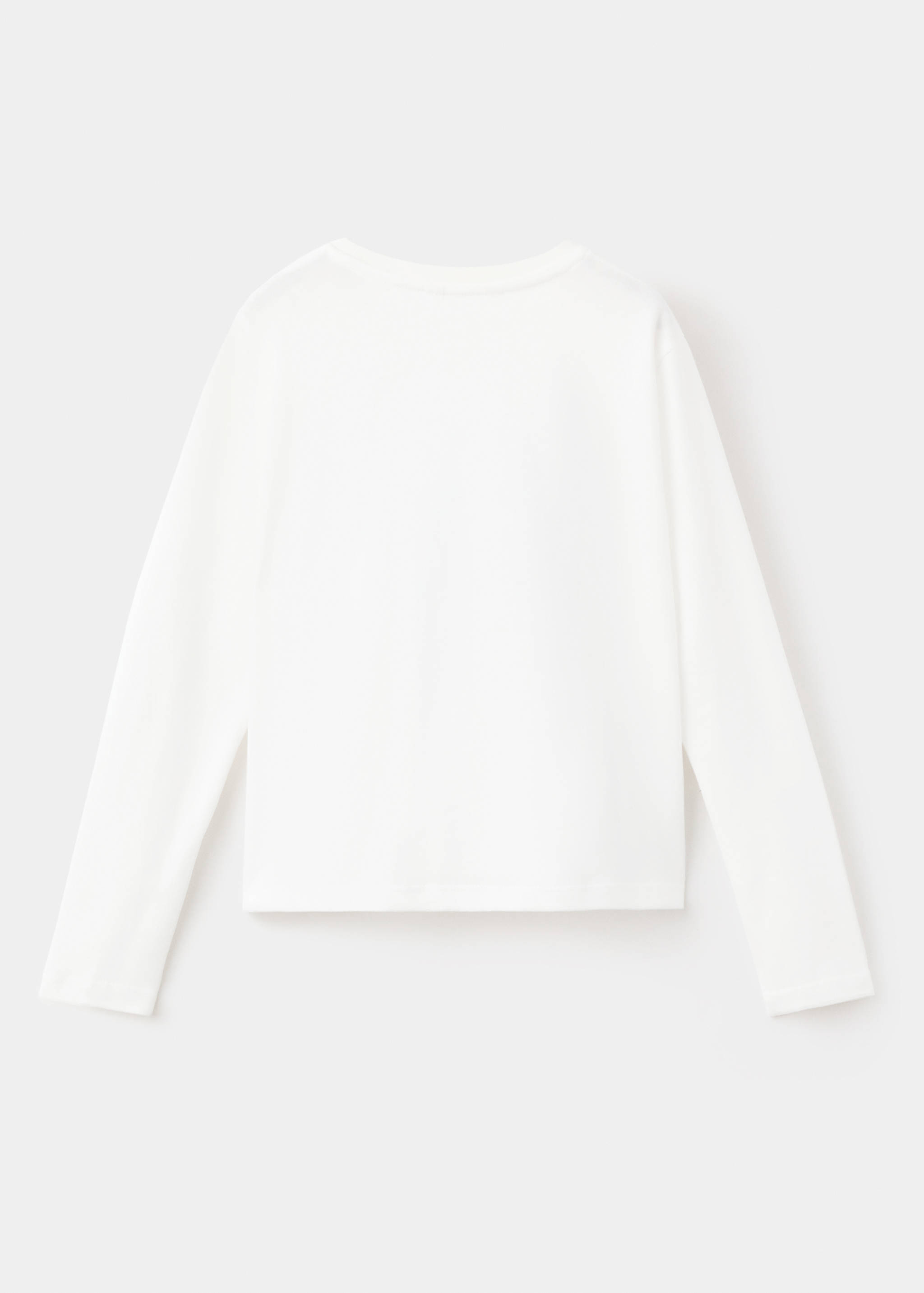 تي شيرت مطبوع بأكمام طويلة - الجهة الخلفية للمنتج