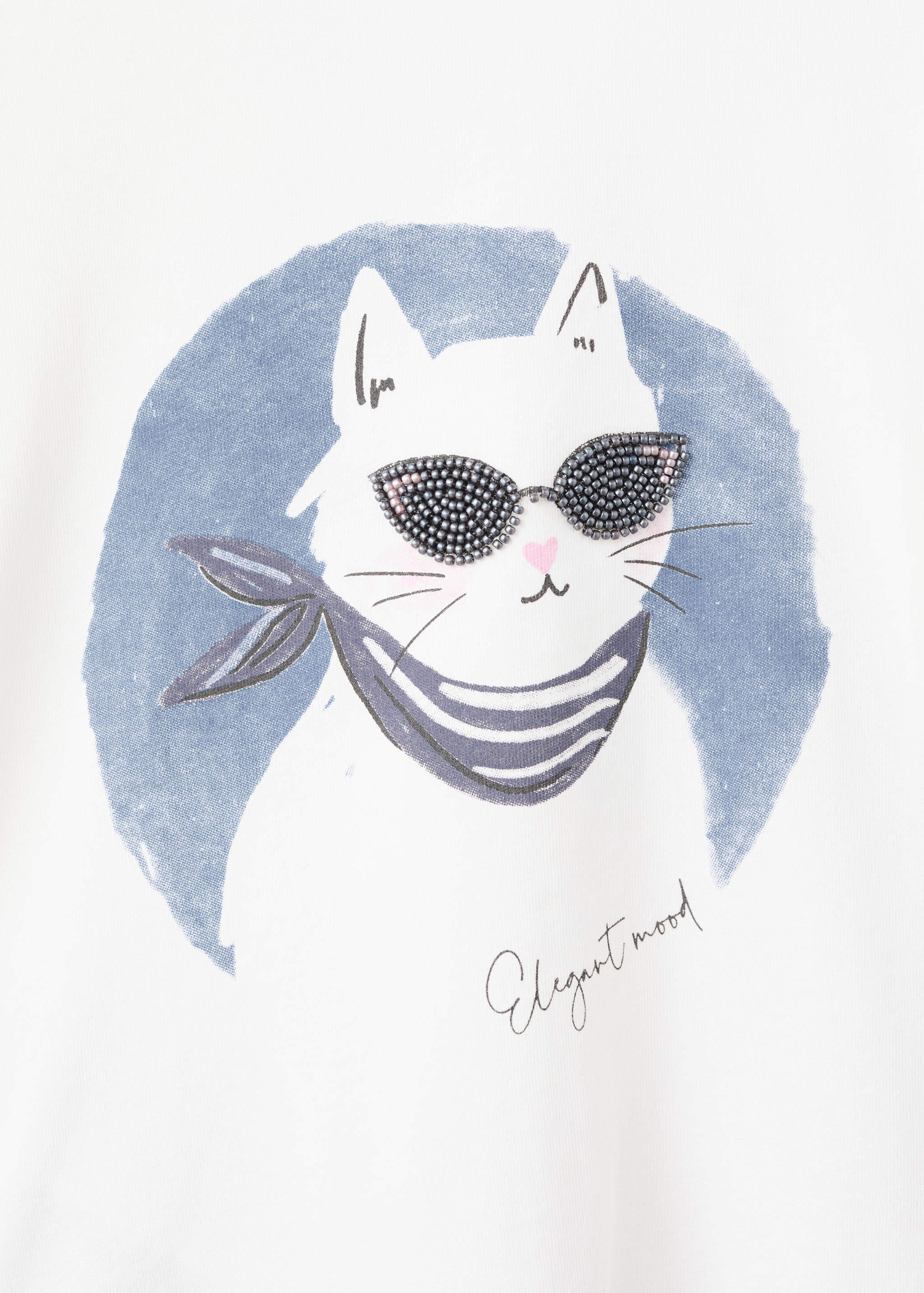 تي شيرت مطبوع بأكمام طويلة - تفاصيل المنتج 8