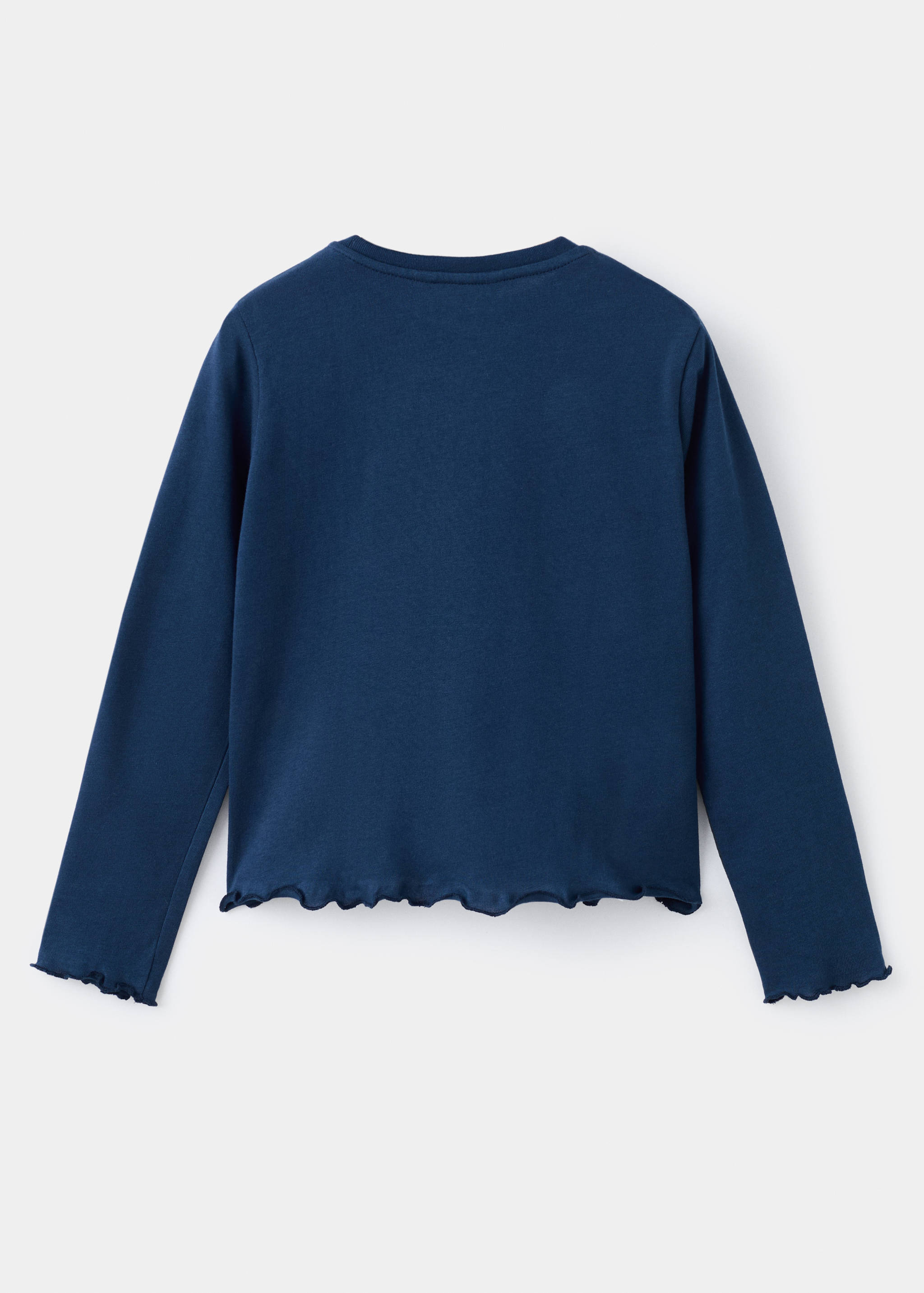 Beaded embroidery T-shirt - Reverse of the article