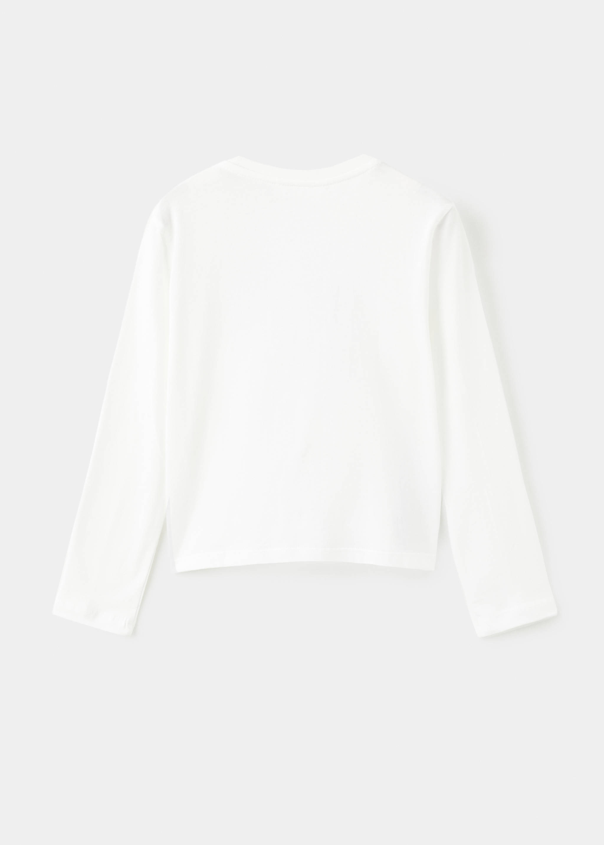 T-shirt manches longues imprimé - Verso de l’article