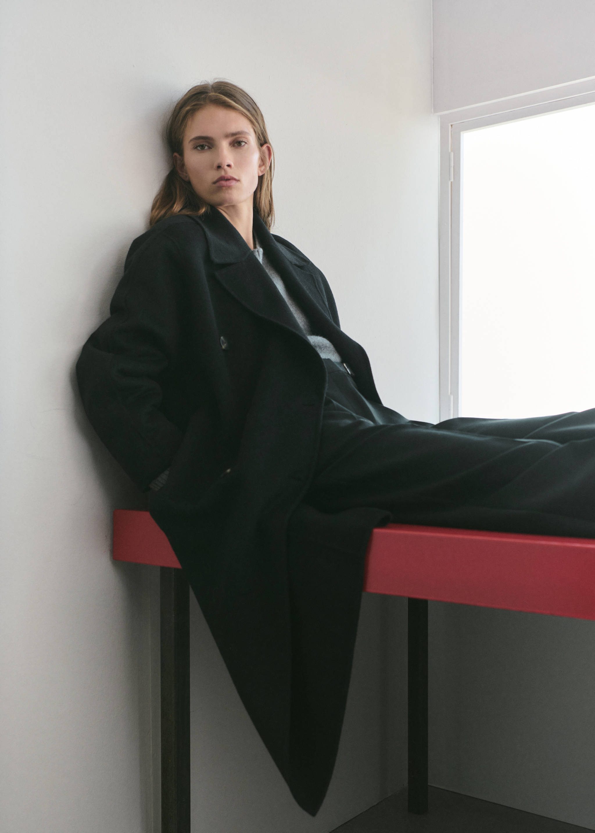Handmade oversized wool coat - Details of the article 1
