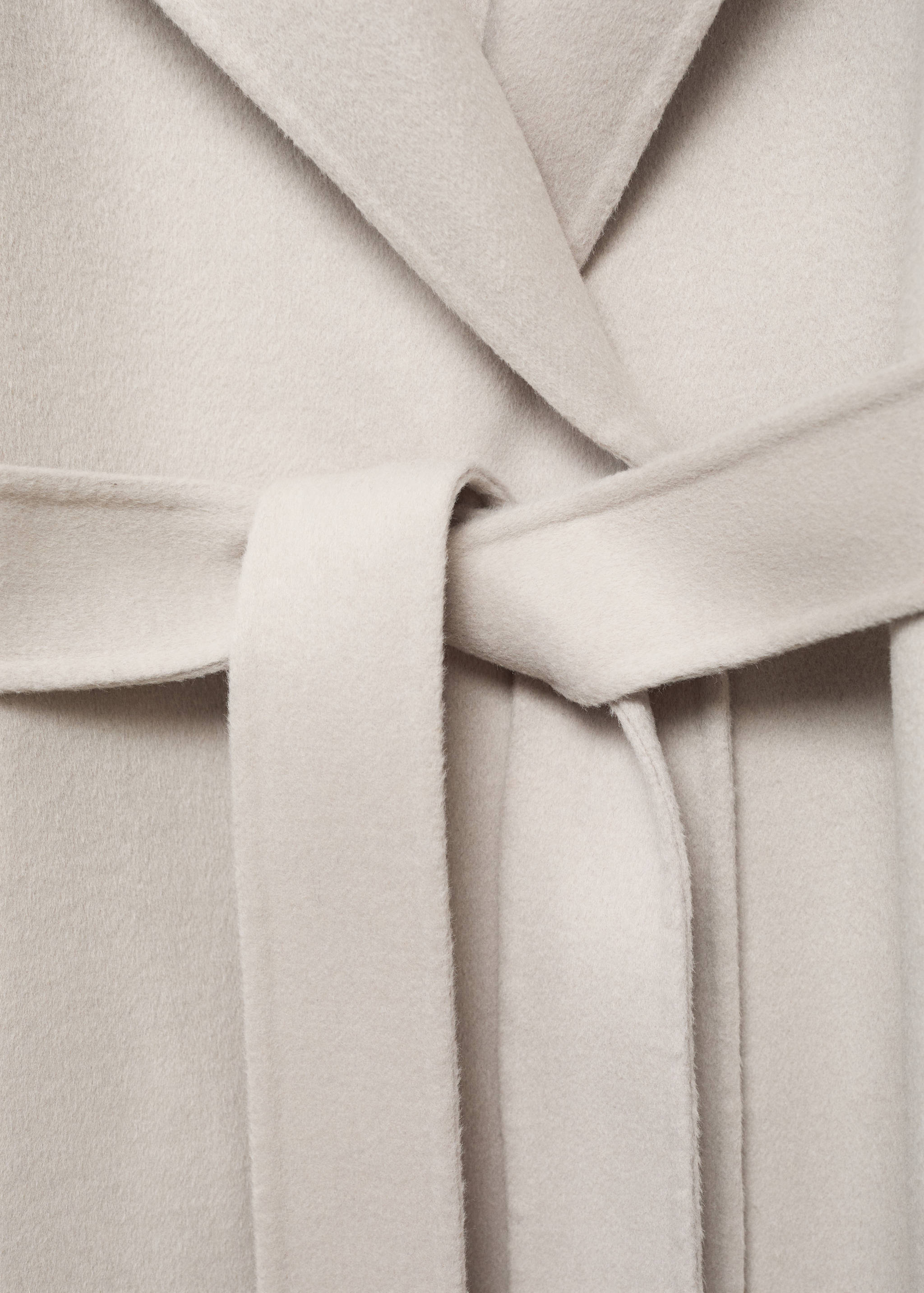 Manteau laine fait à la main ceinture - Détail de l'article 8