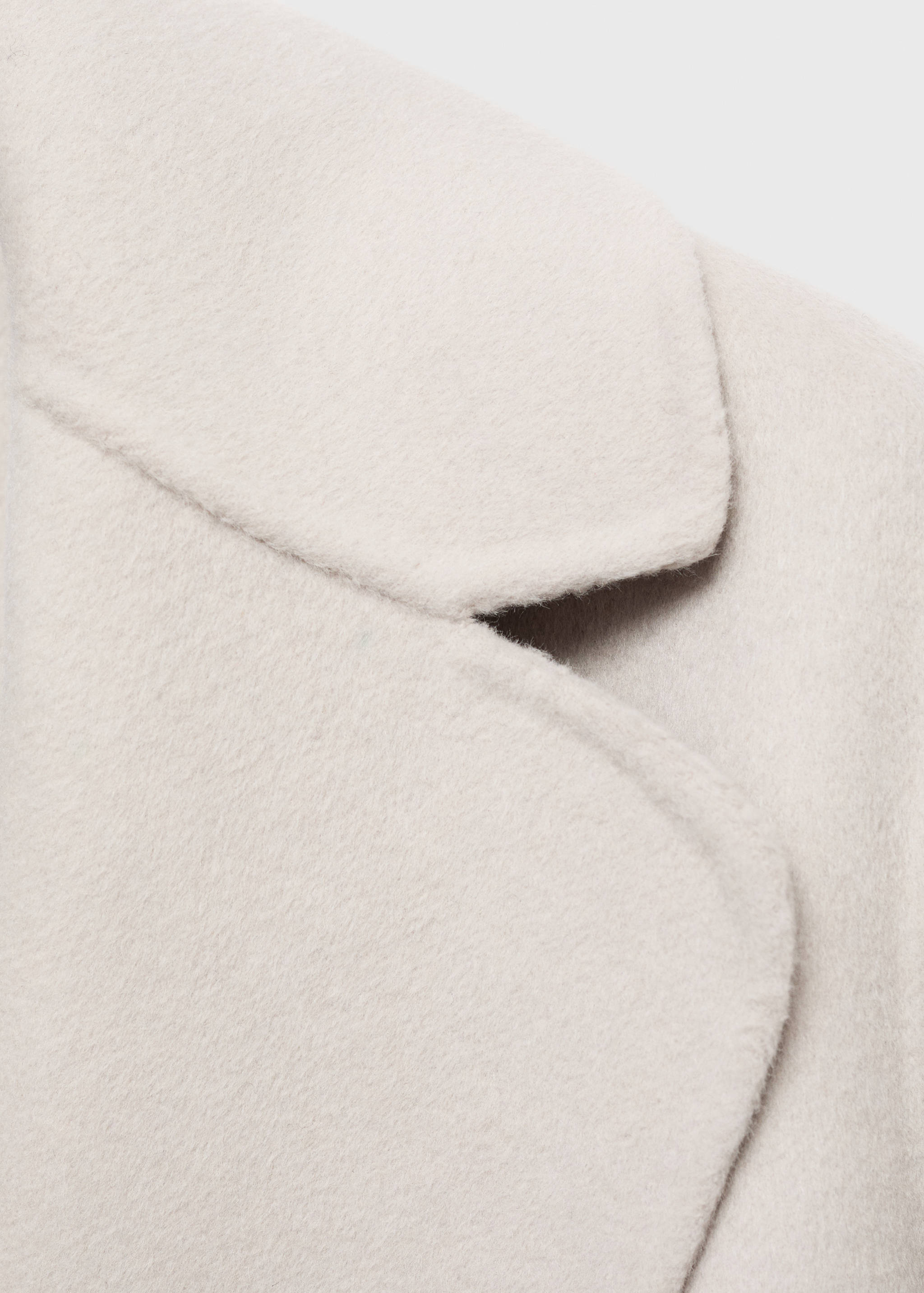 Manteau laine fait à la main ceinture - Détail de l'article 0