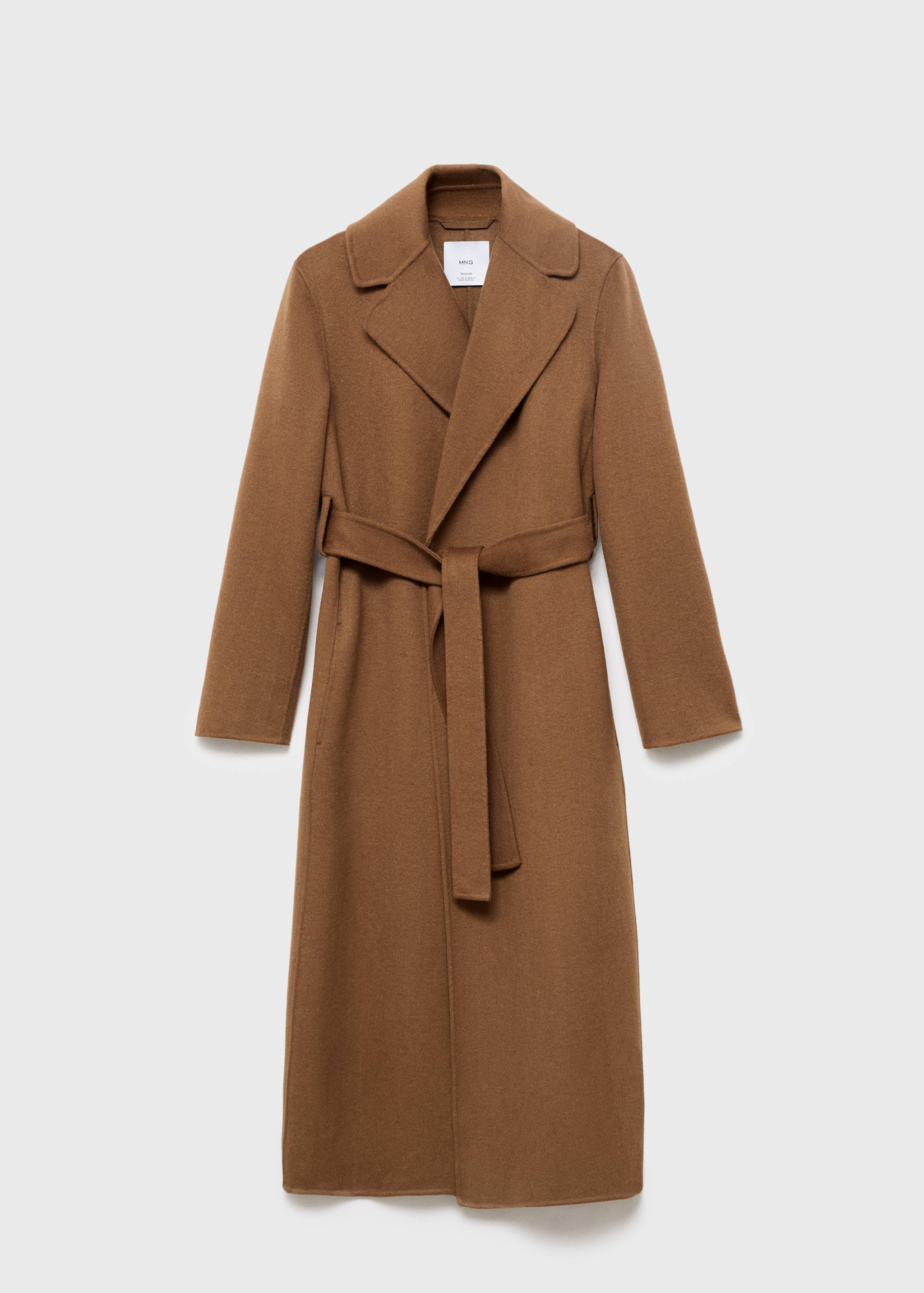 Manteau laine fait à la main ceinture - Article sans modèle