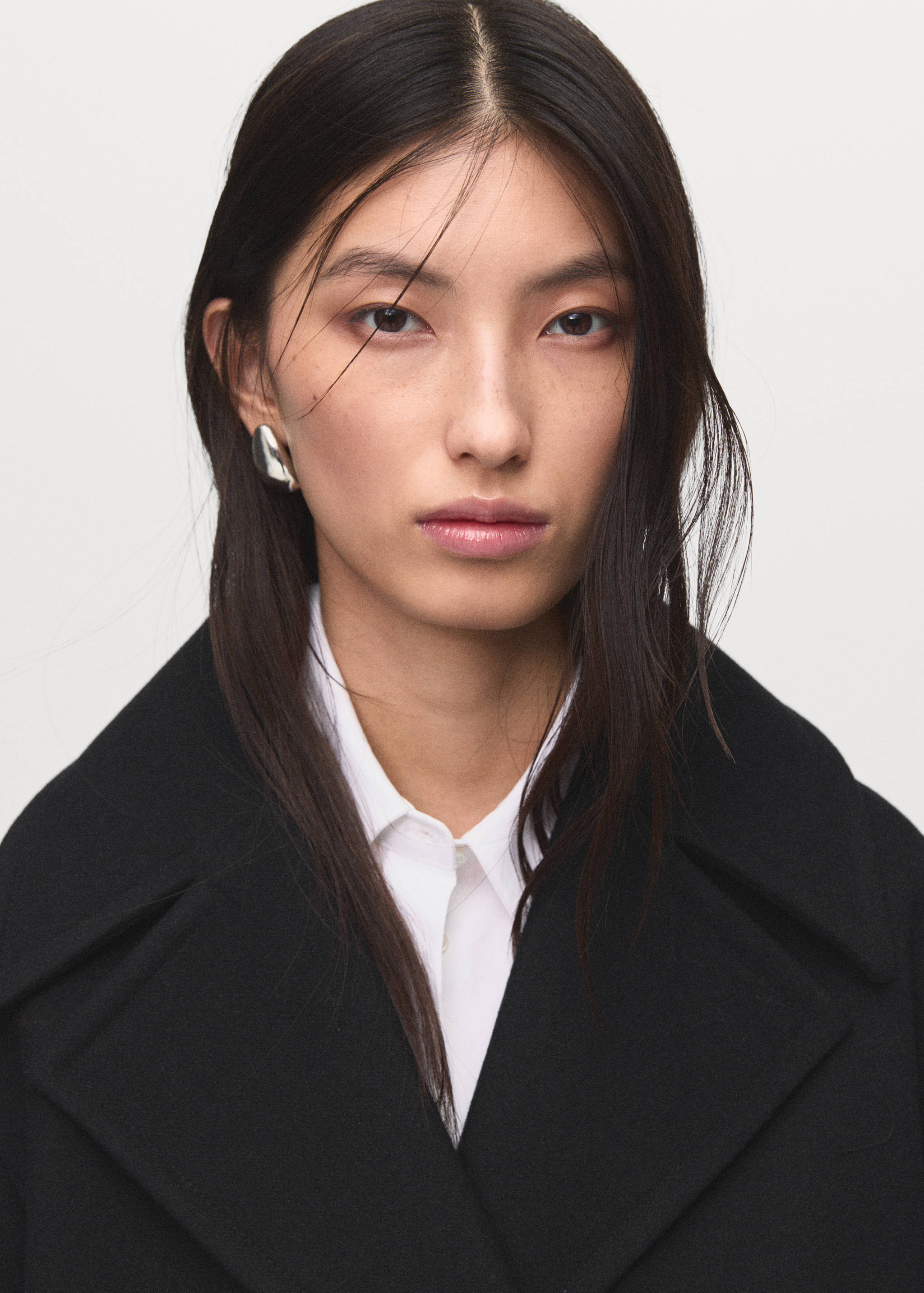 Double-breasted wool-blend coat - Details of the article 2