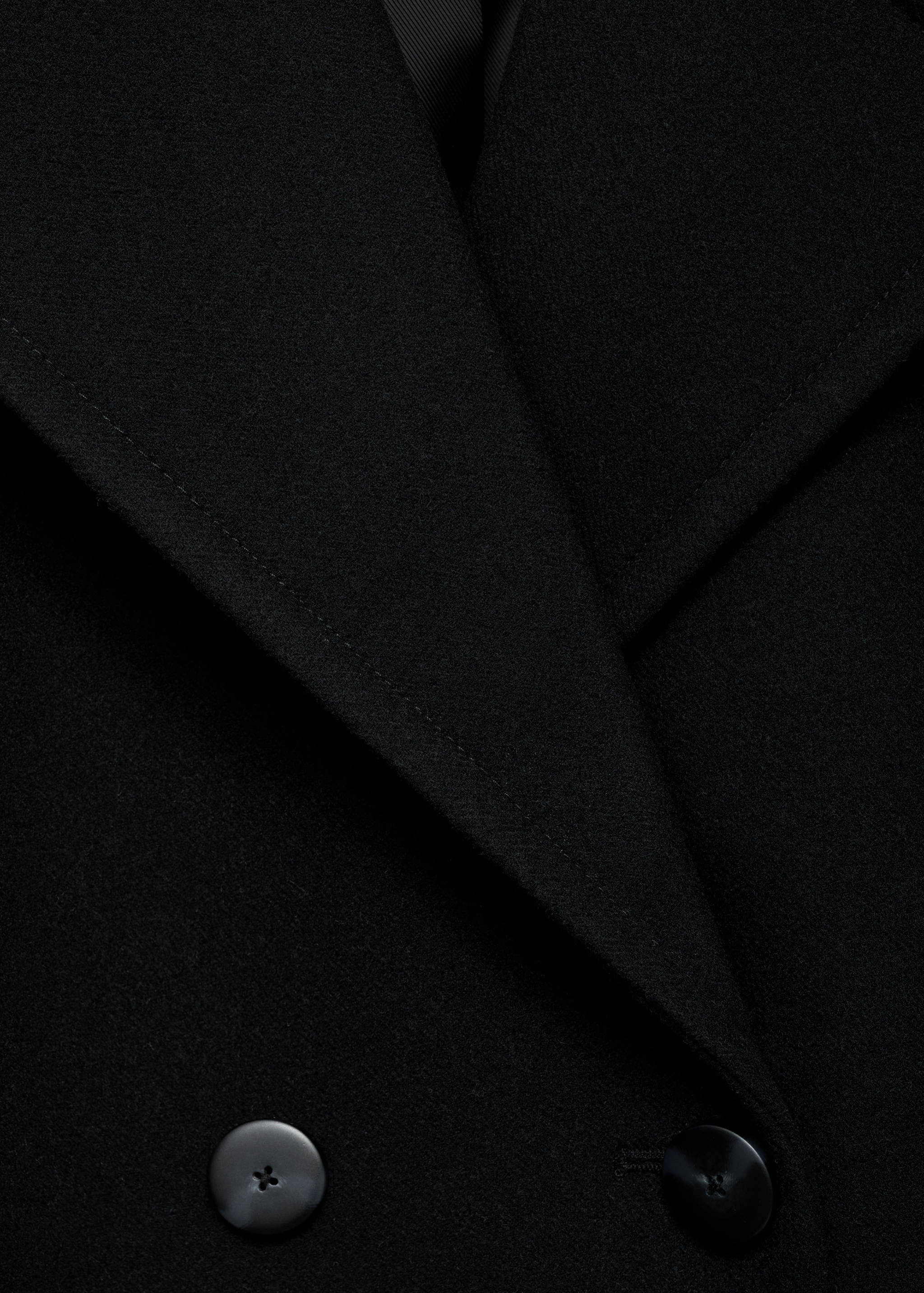 Double-breasted wool-blend coat - Details of the article 8