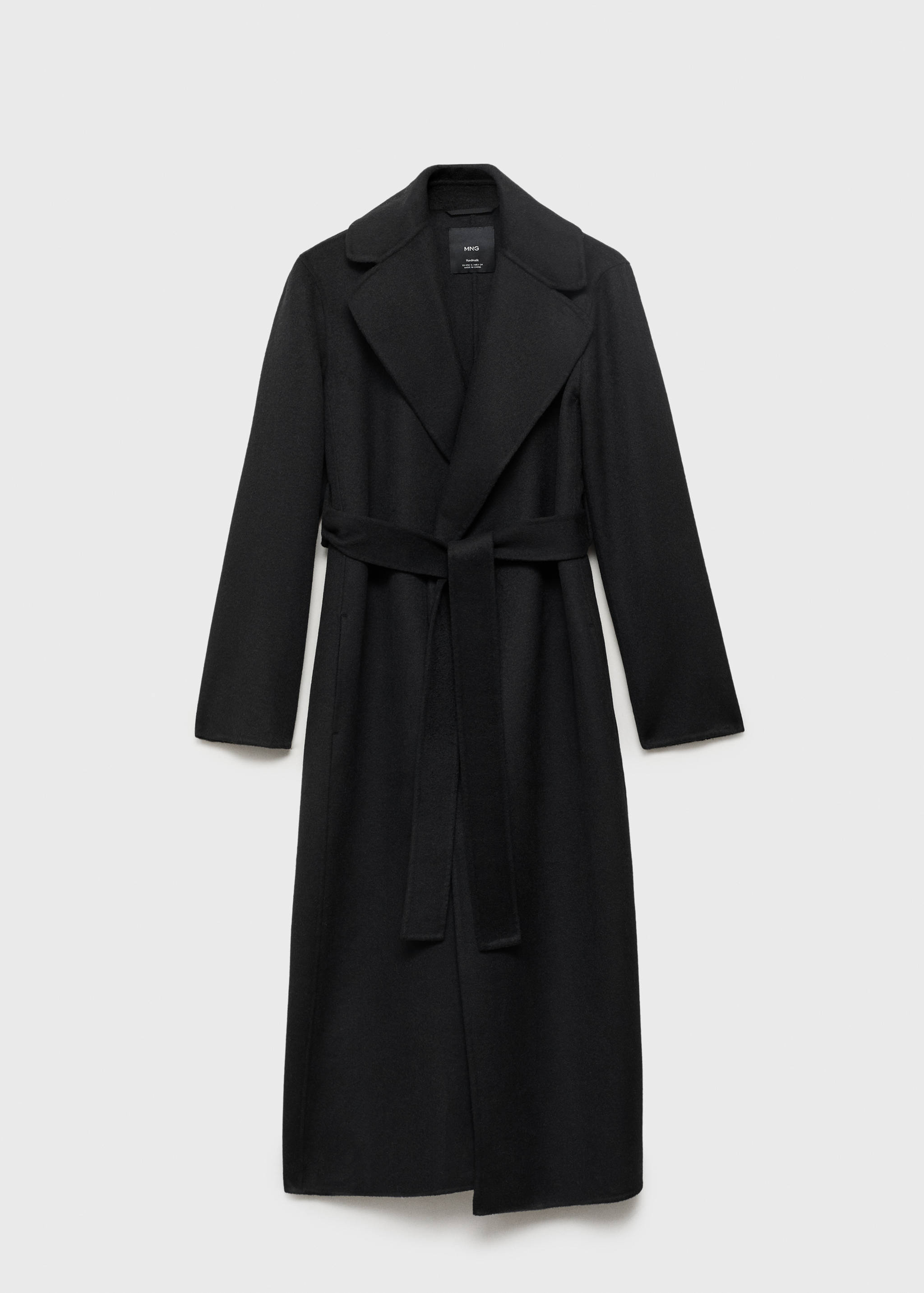 Manteau laine fait à la main ceinture - Article sans modèle