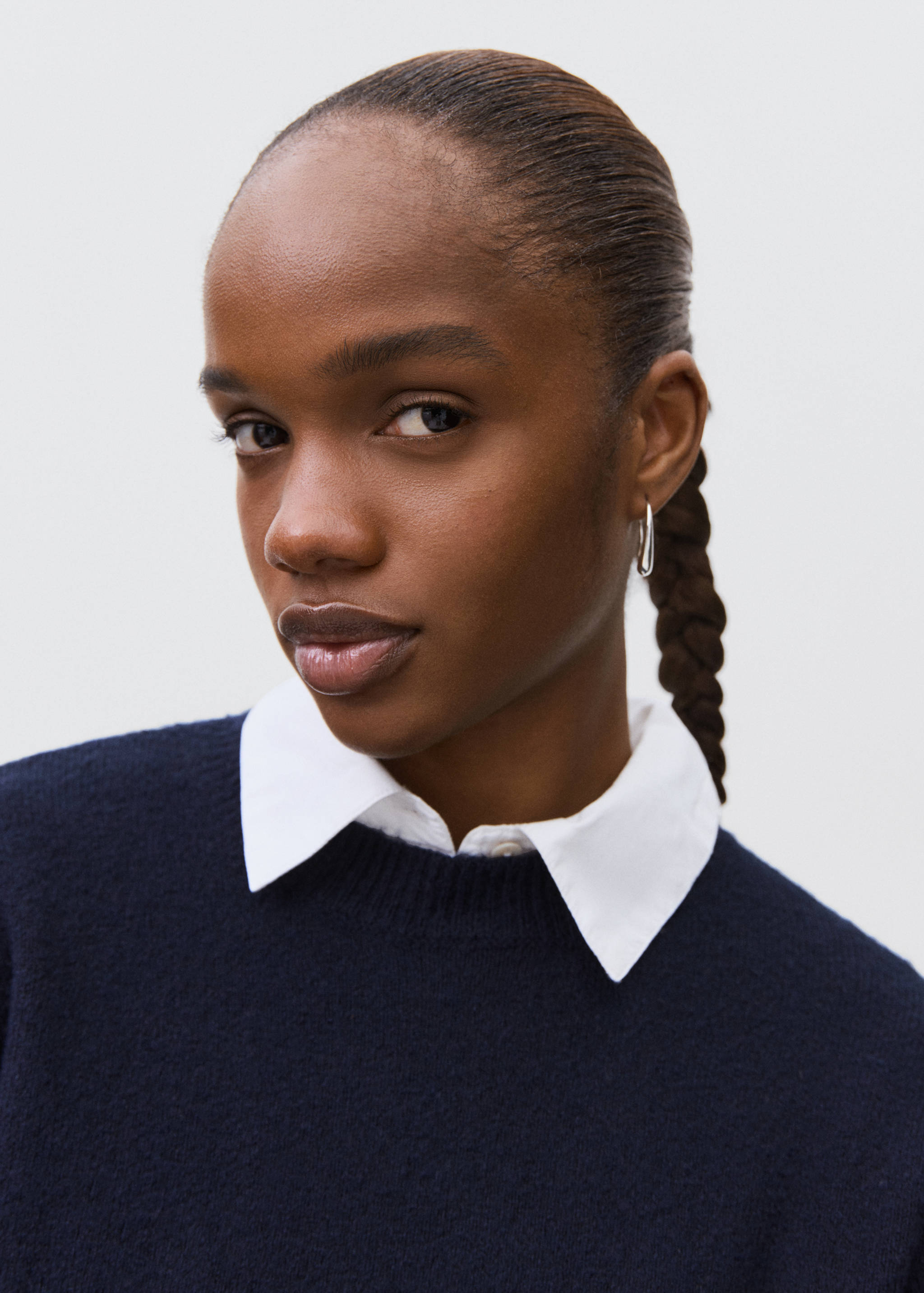 Knit embroidered sweater - Details of the article 1