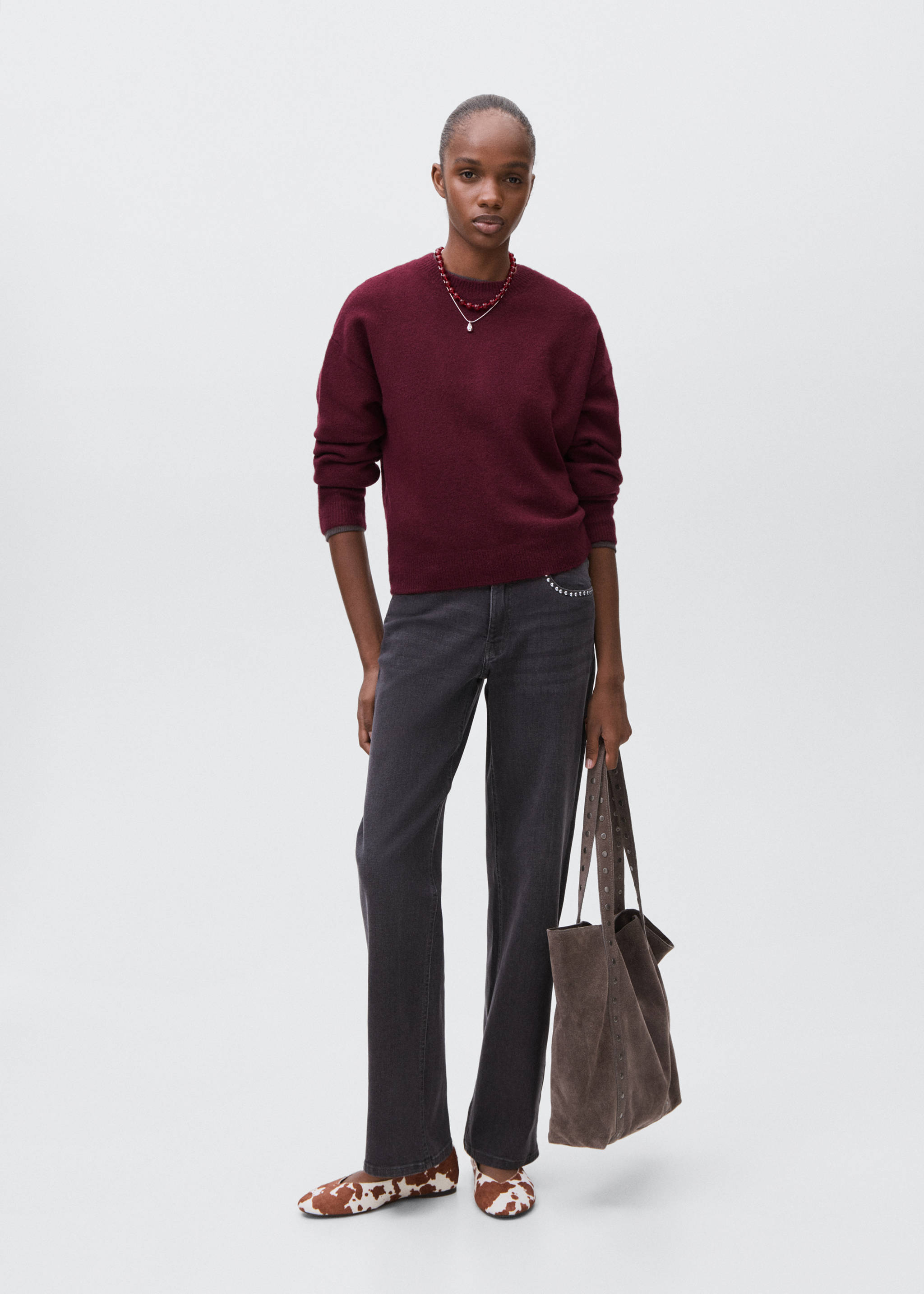 Star knitted sweater - General plane