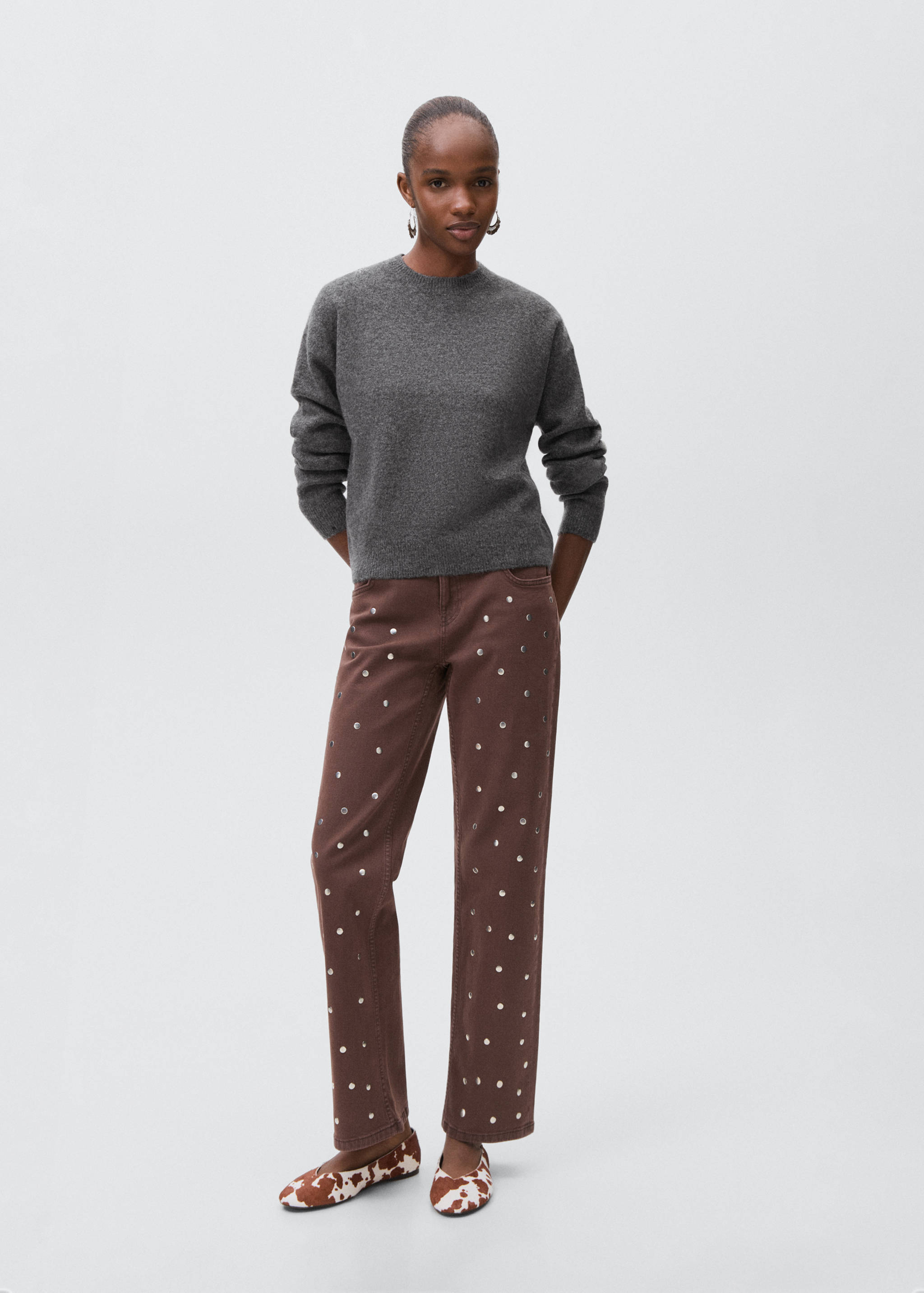 Star knitted sweater - General plane