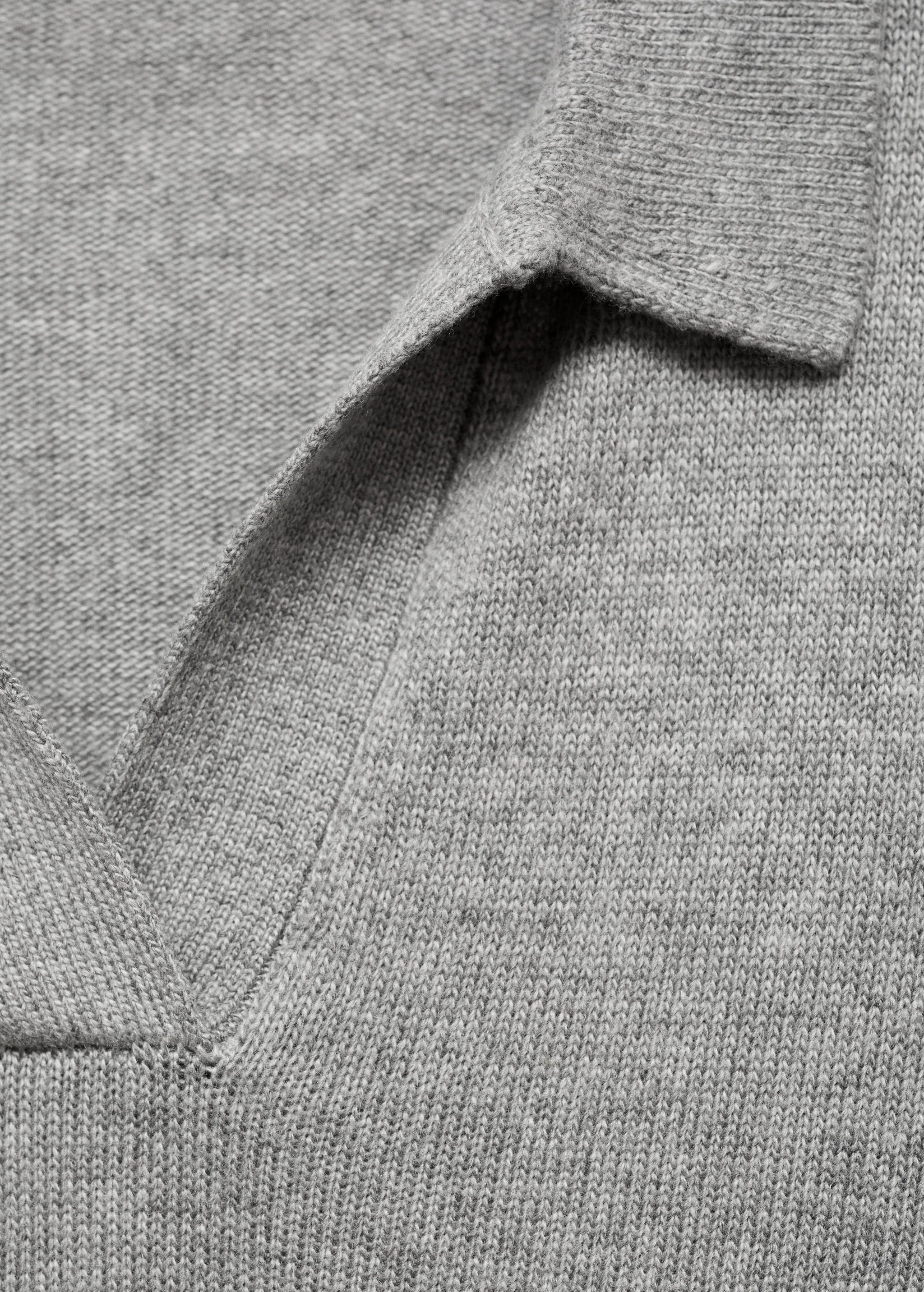 Knitted polo-neck sweater - Details of the article 0