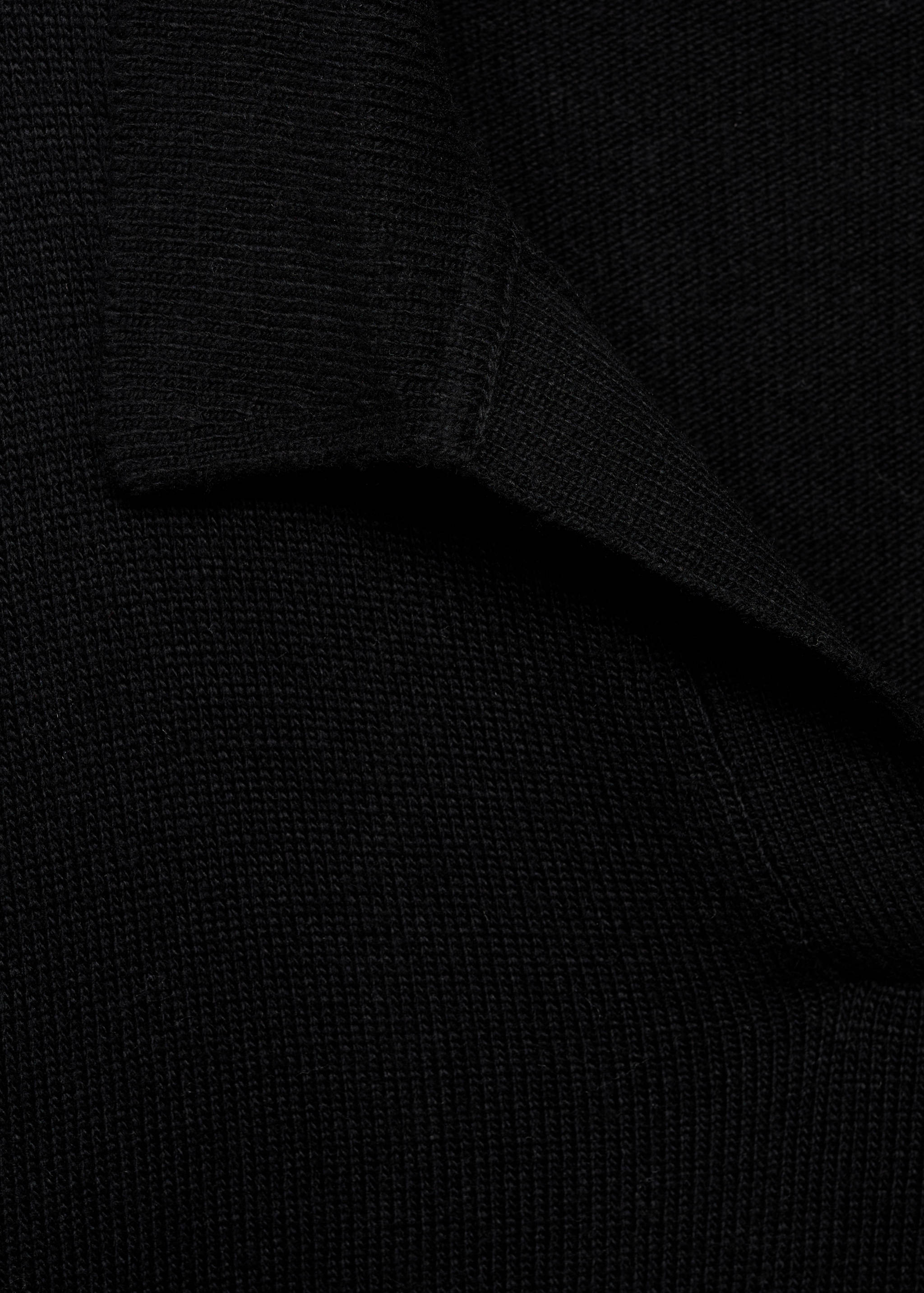 Knitted polo-neck sweater - Details of the article 0