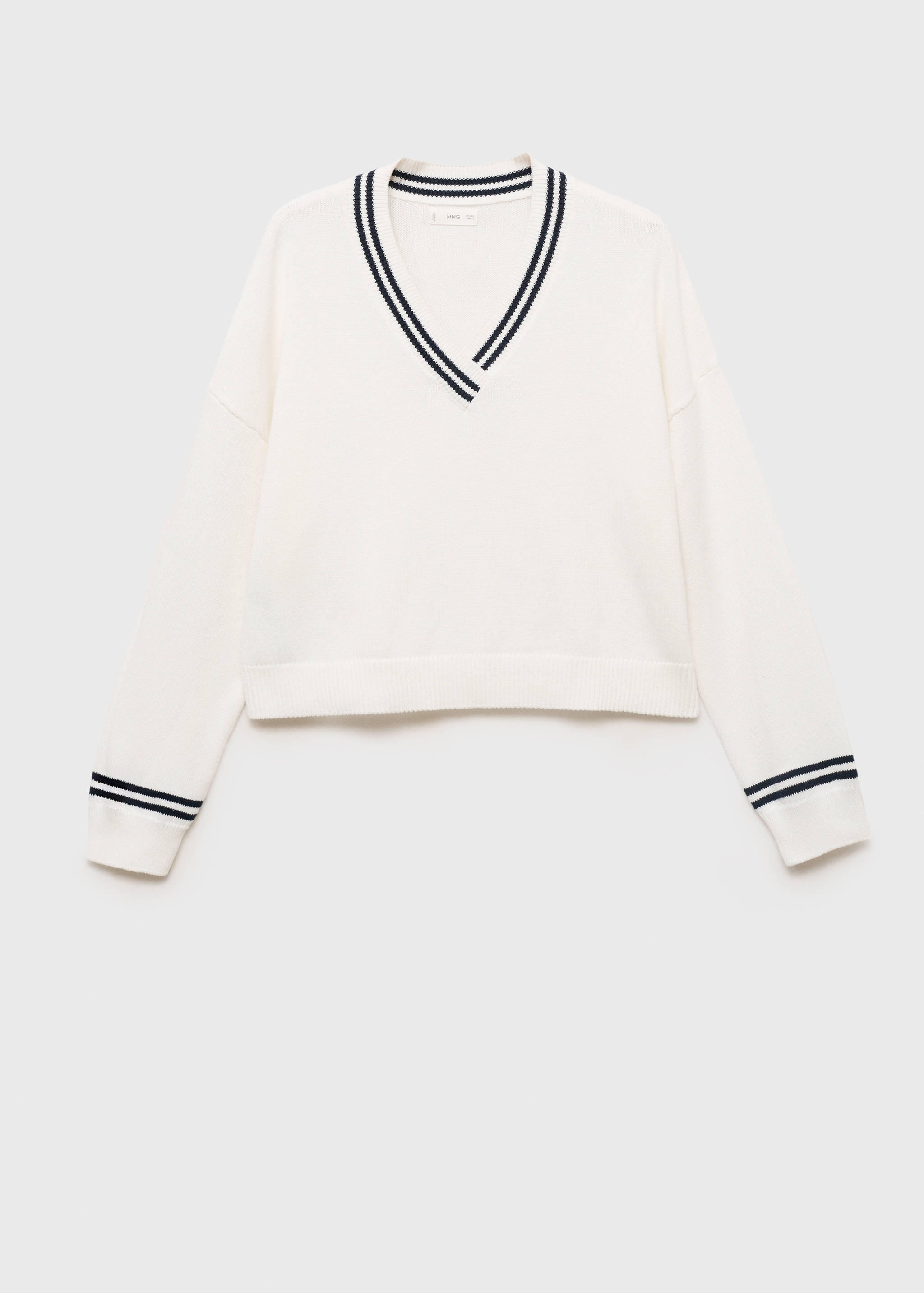 Sweter dzianinowy w paski - Artykuł bez modela/modelki