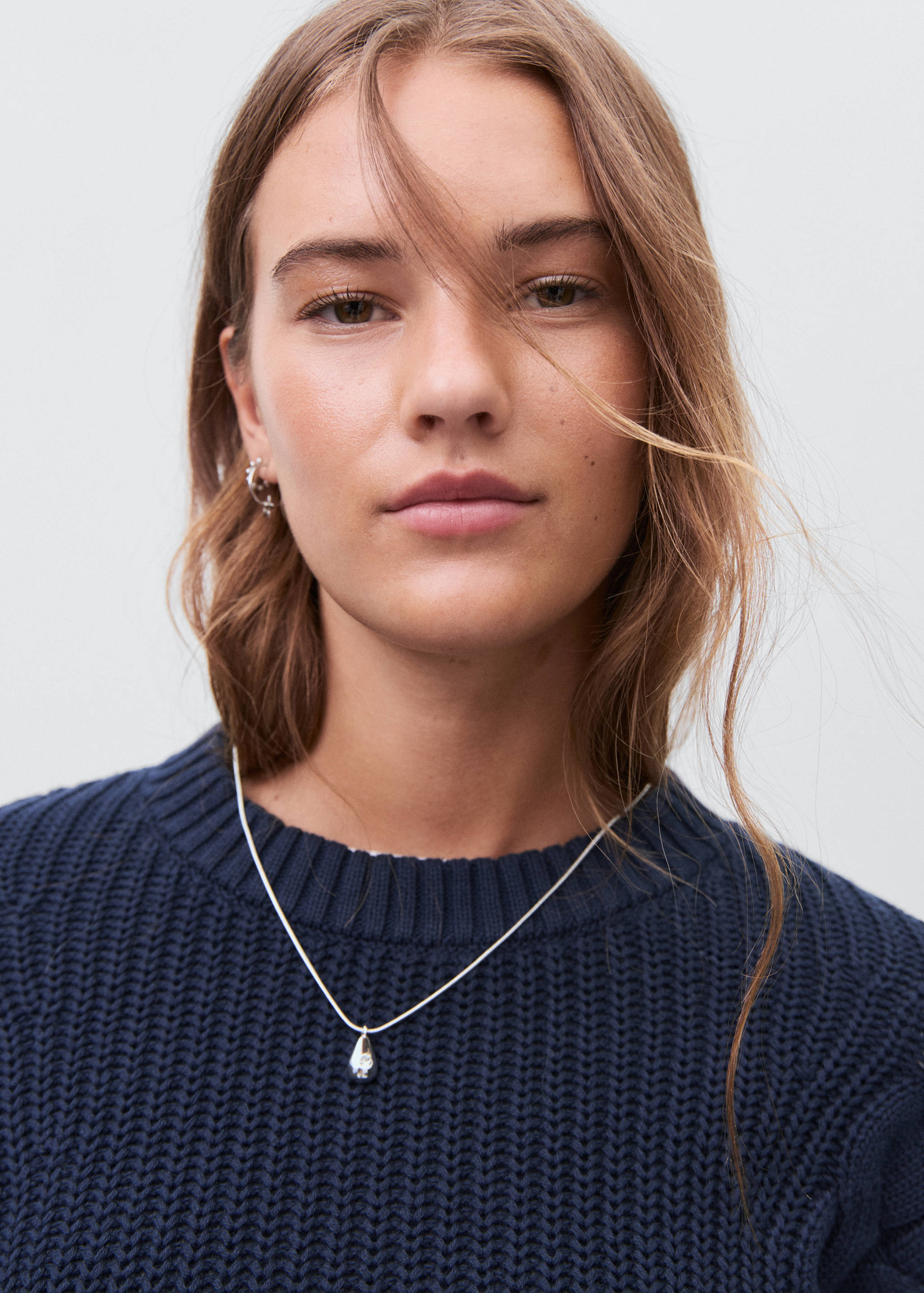 Braided knitted sweater - Details of the article 1