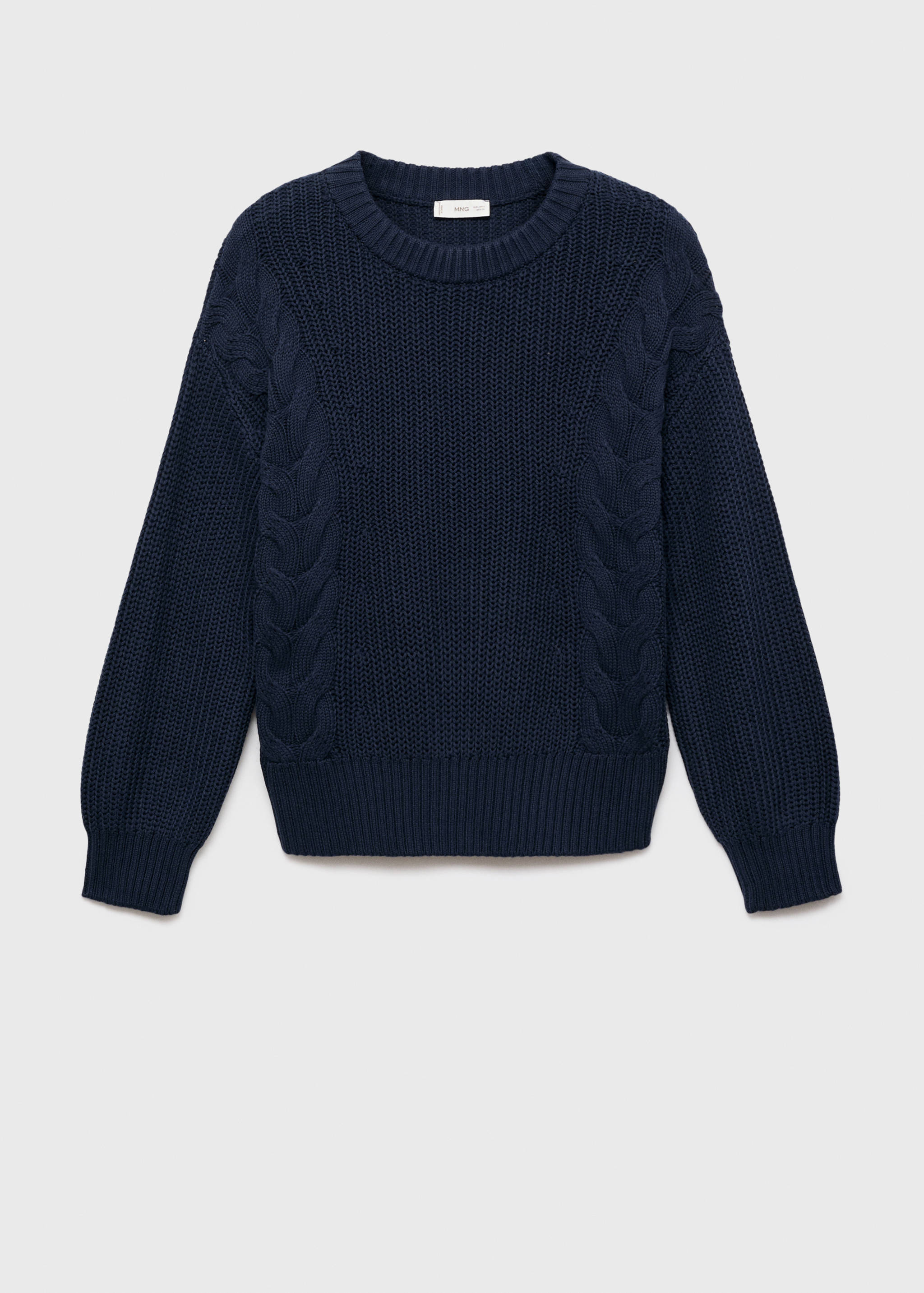 Braided knitted sweater - Article without model