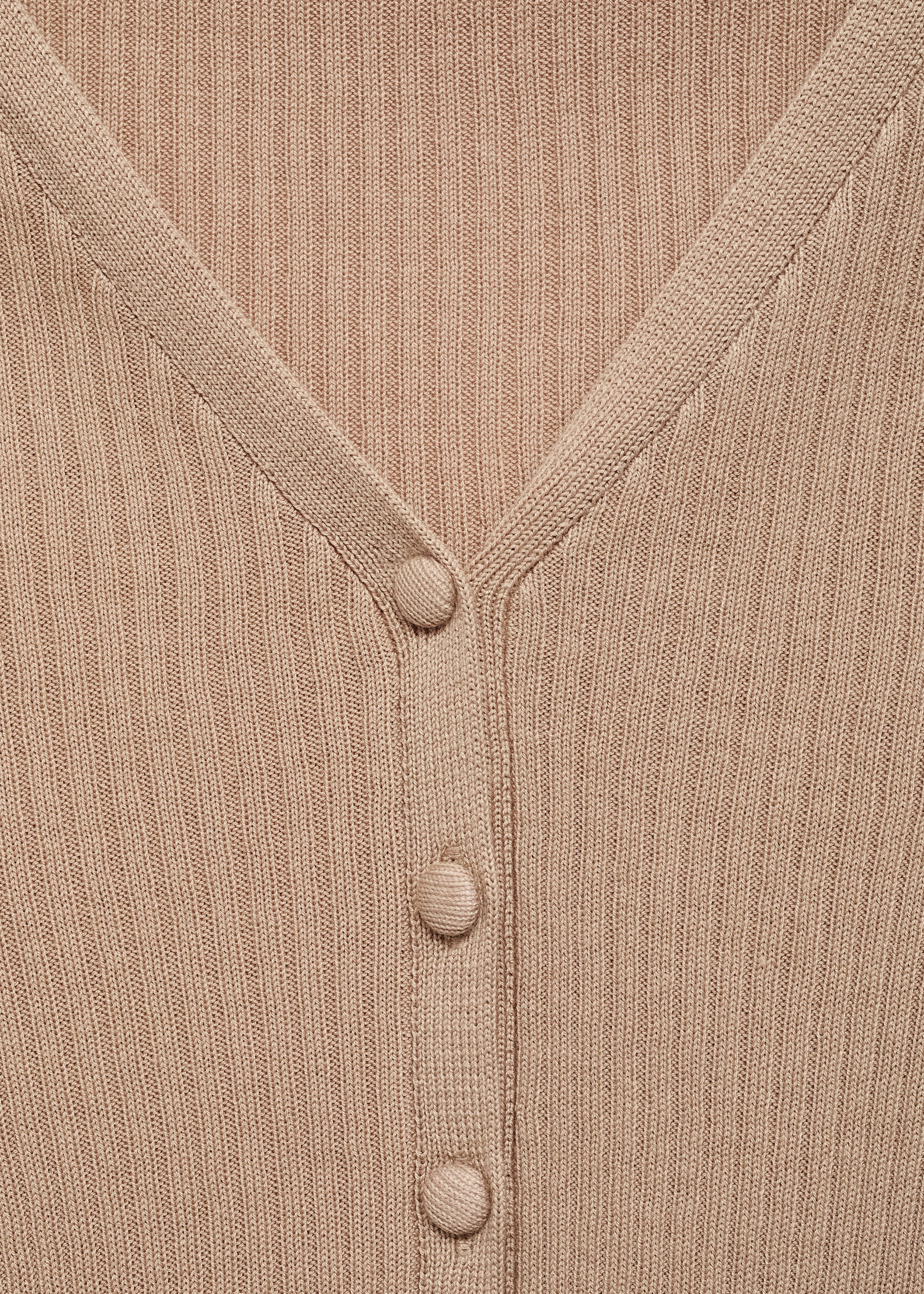 V-neck ribbed knit sweater - Details of the article 8