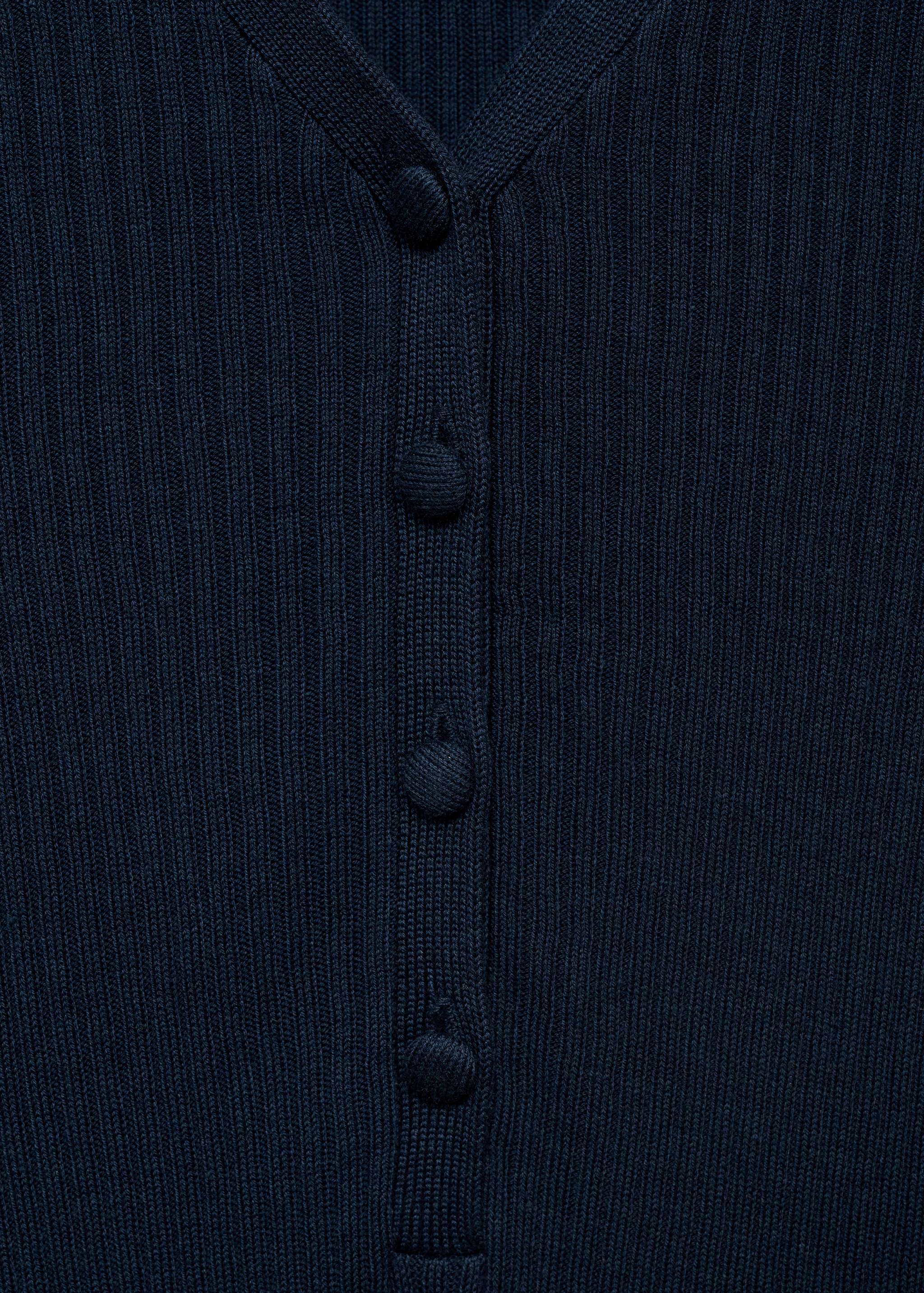V-neck ribbed knit sweater - Details of the article 8
